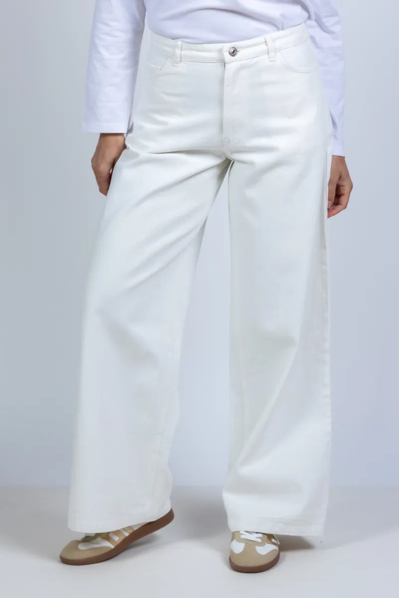 MODSTROM MODSTROM PRINCESS PANTS Wijde broek - Wit