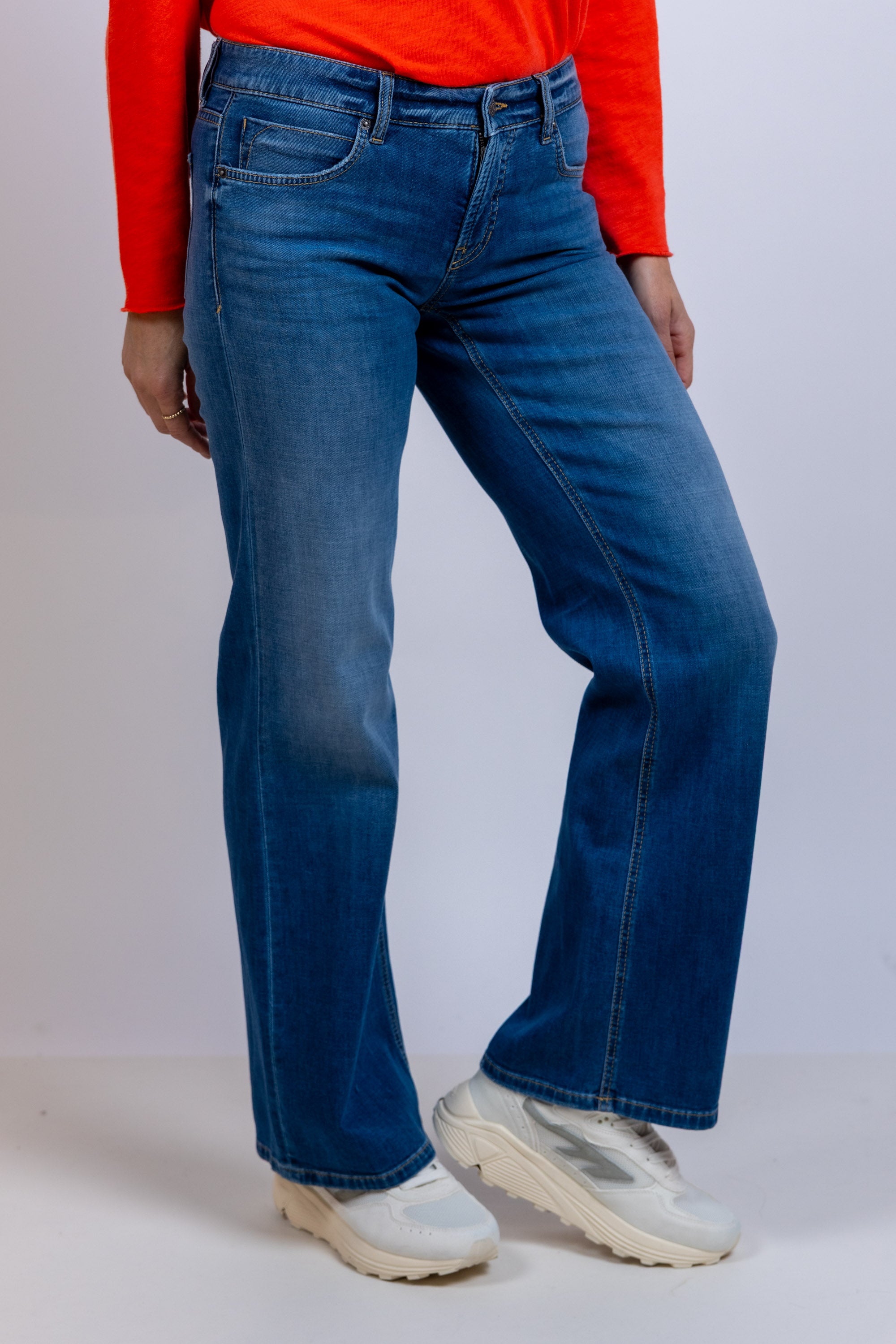 Jeans met wijde pijpen - Jeans