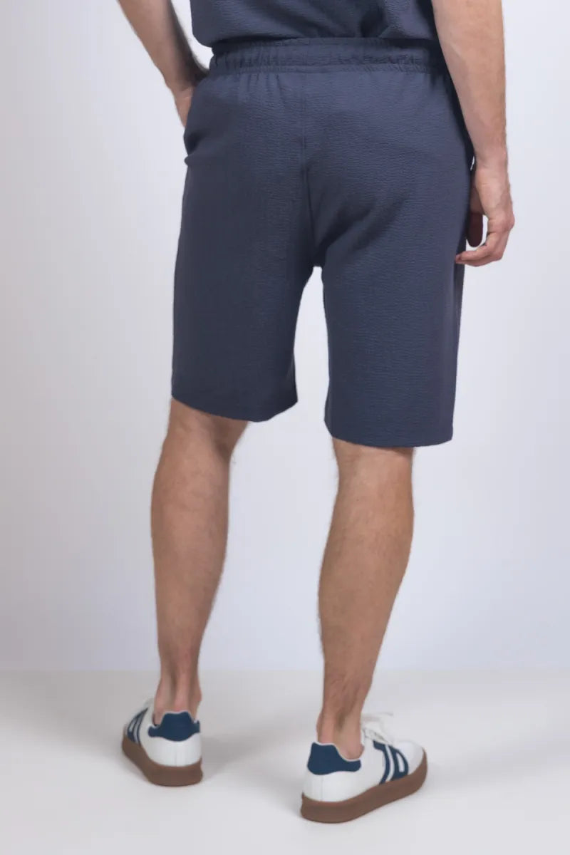 GENTI GENTI T4069-2001 Short met elastische taille - Antraciet