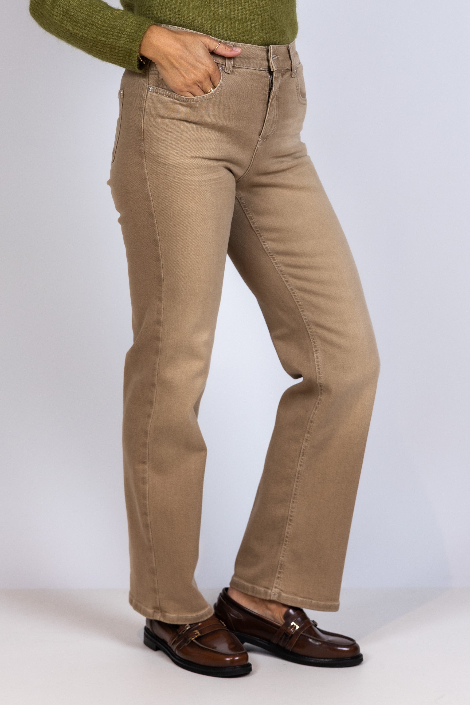 5-pocket jeans - Camel