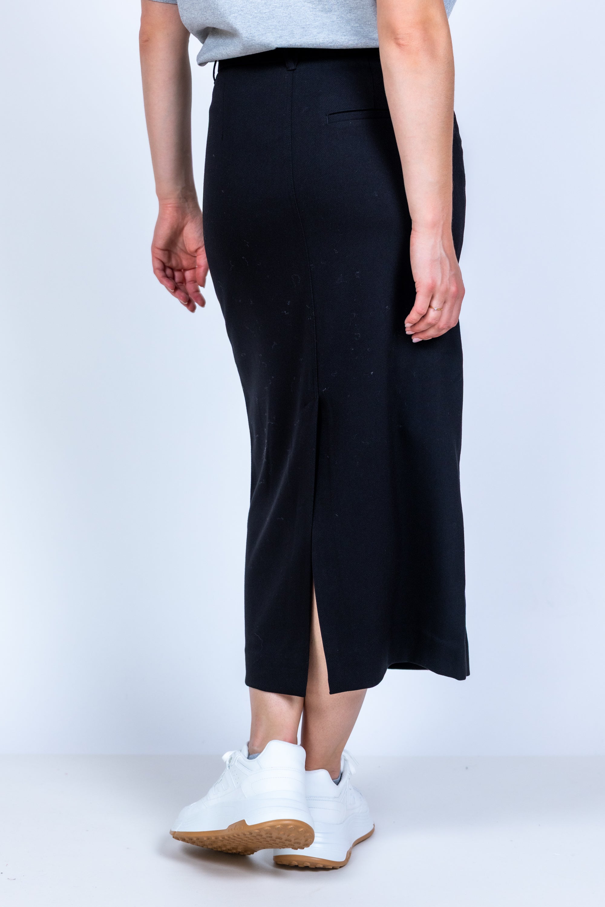 Rok met split - Zwart