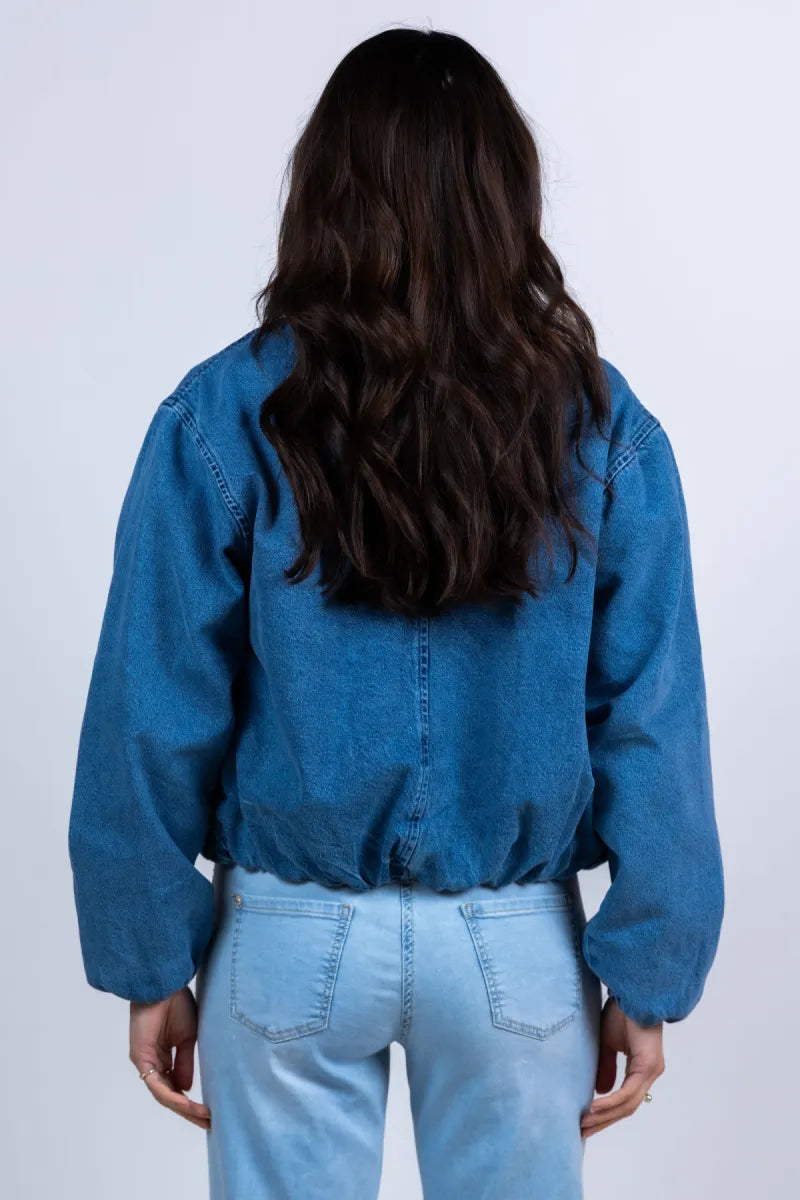 BY-BAR BY-BAR MAGGIE DENIM Spijkerjasje met knopen - Jeans