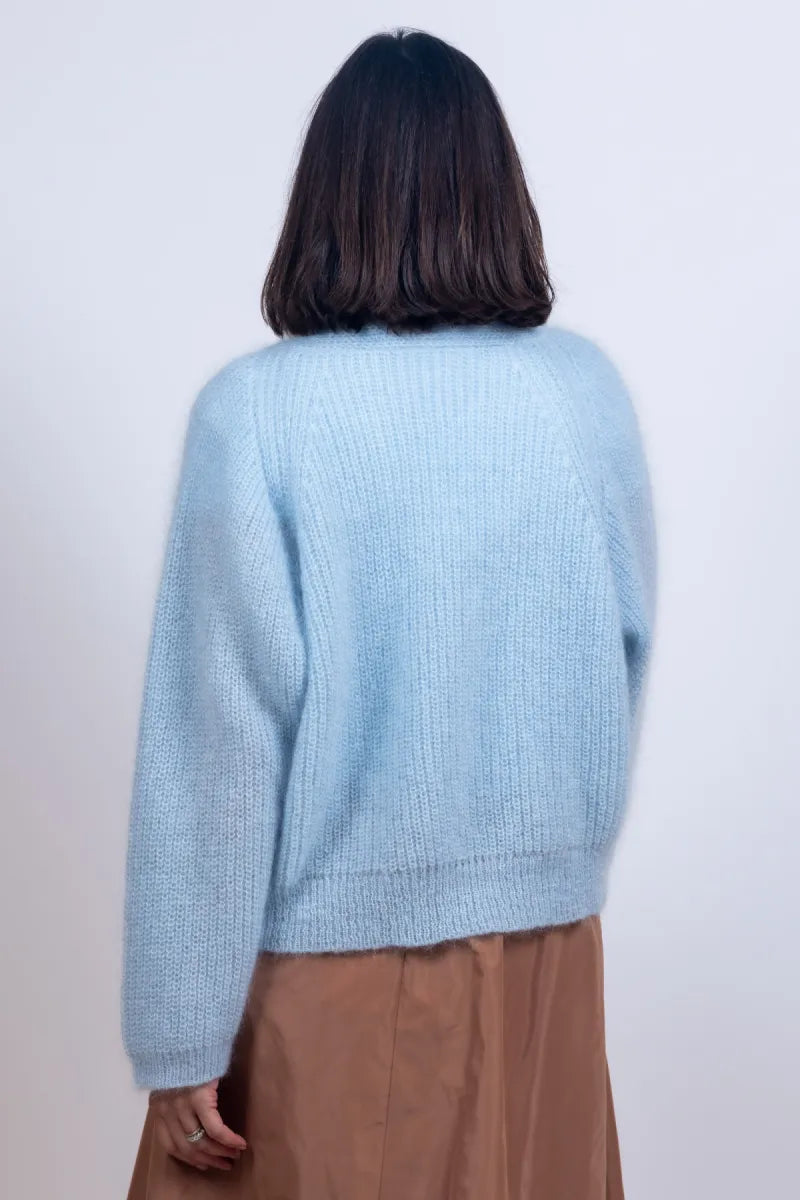 MIREIMARIE MIREIMARIE GIVERNY Gebreid vest - Bleu