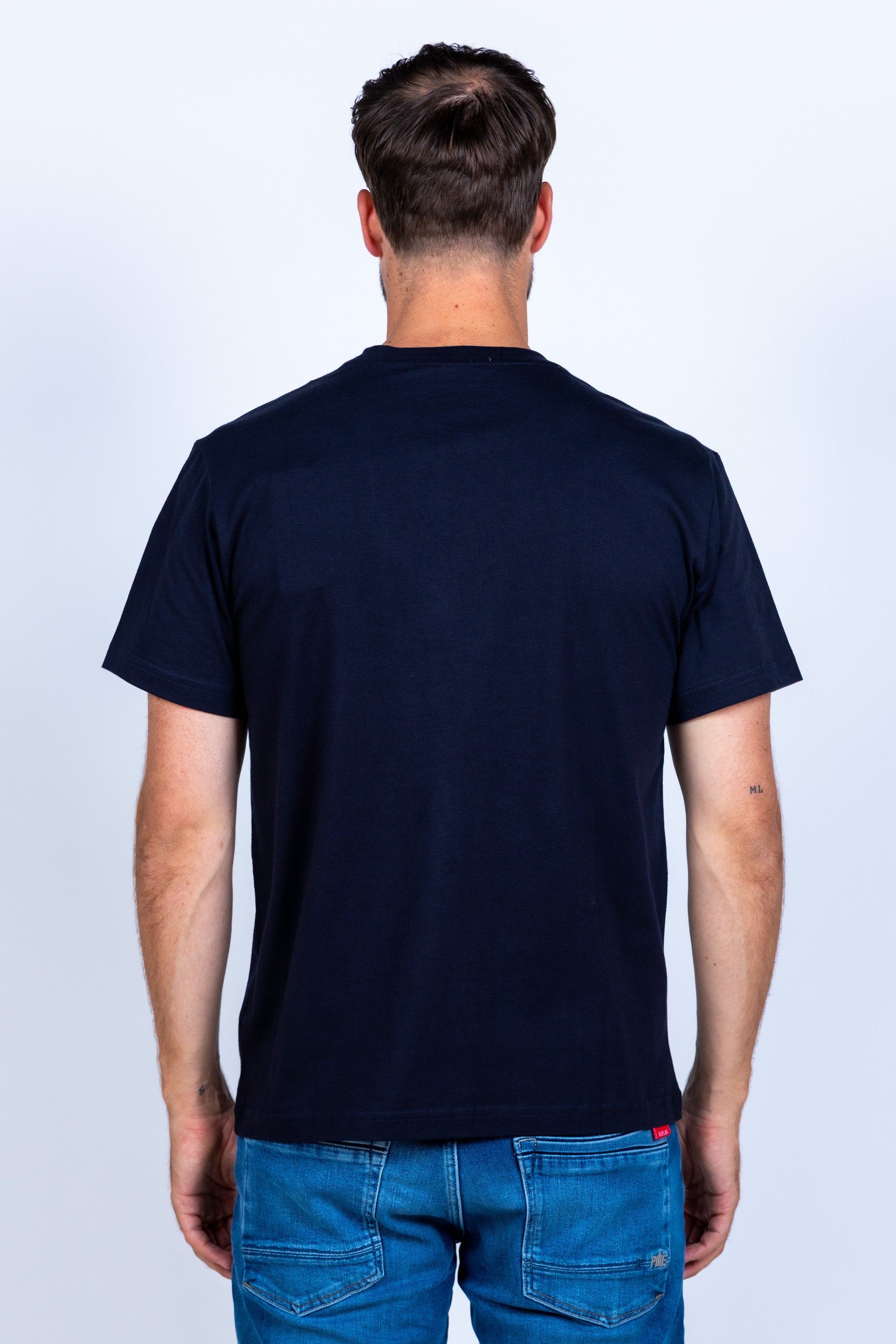 T-shirt met logo - Marine