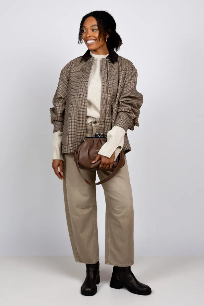 WEEKEND BY MAX MARA WEEKEND BY MAX MARA CUBICO Dumpling clutch - Bruin