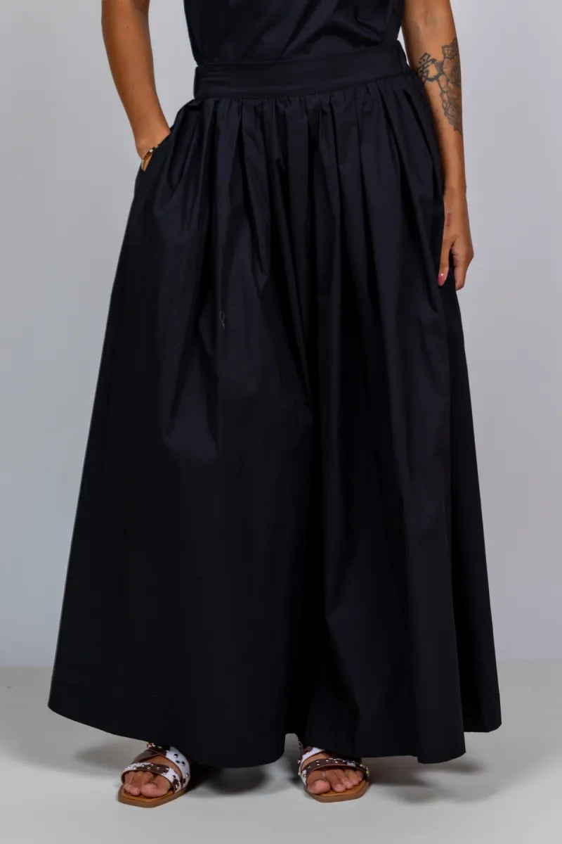 OBJECT OBJECT PAIGE SKIRT Rok met plooien - Zwart