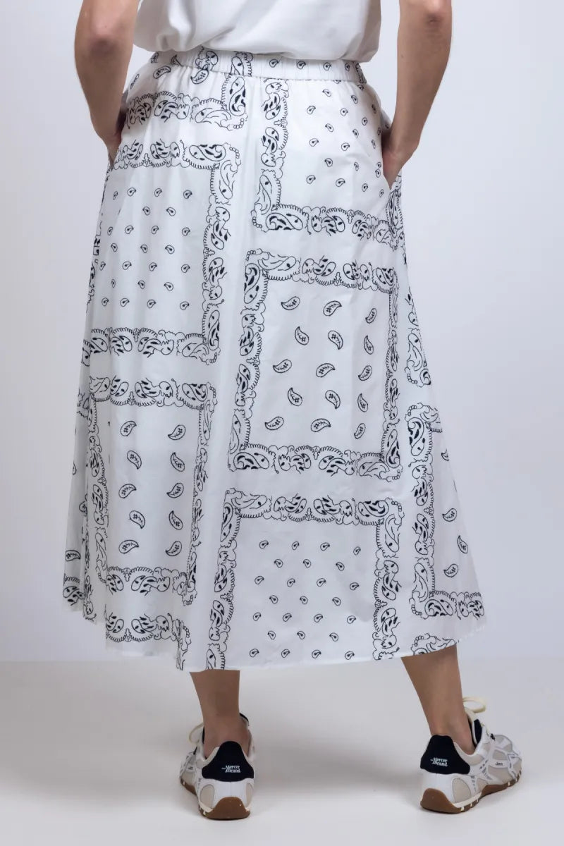 WEEKEND BY MAX MARA WEEKEND BY MAX MARA CARAVAN Rok met print - Wit