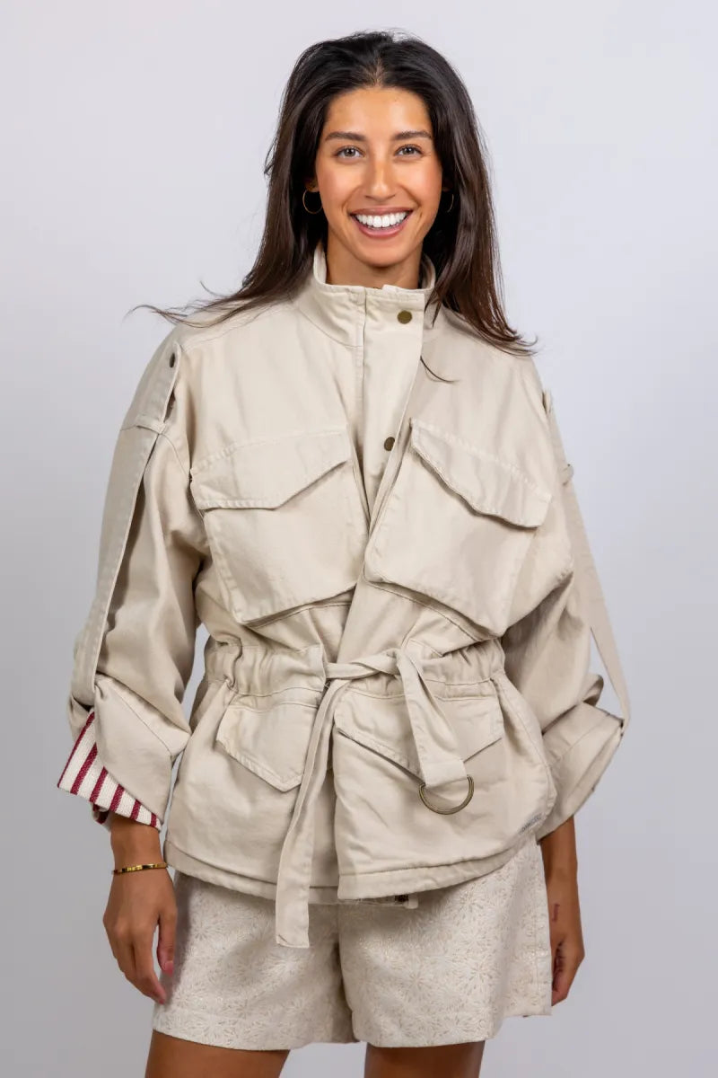 DEBLON SPORTS DEBLON SPORTS AMY 2610914 DEBLON SPORTS AMY 2610914 Jasje met zakken - Beige