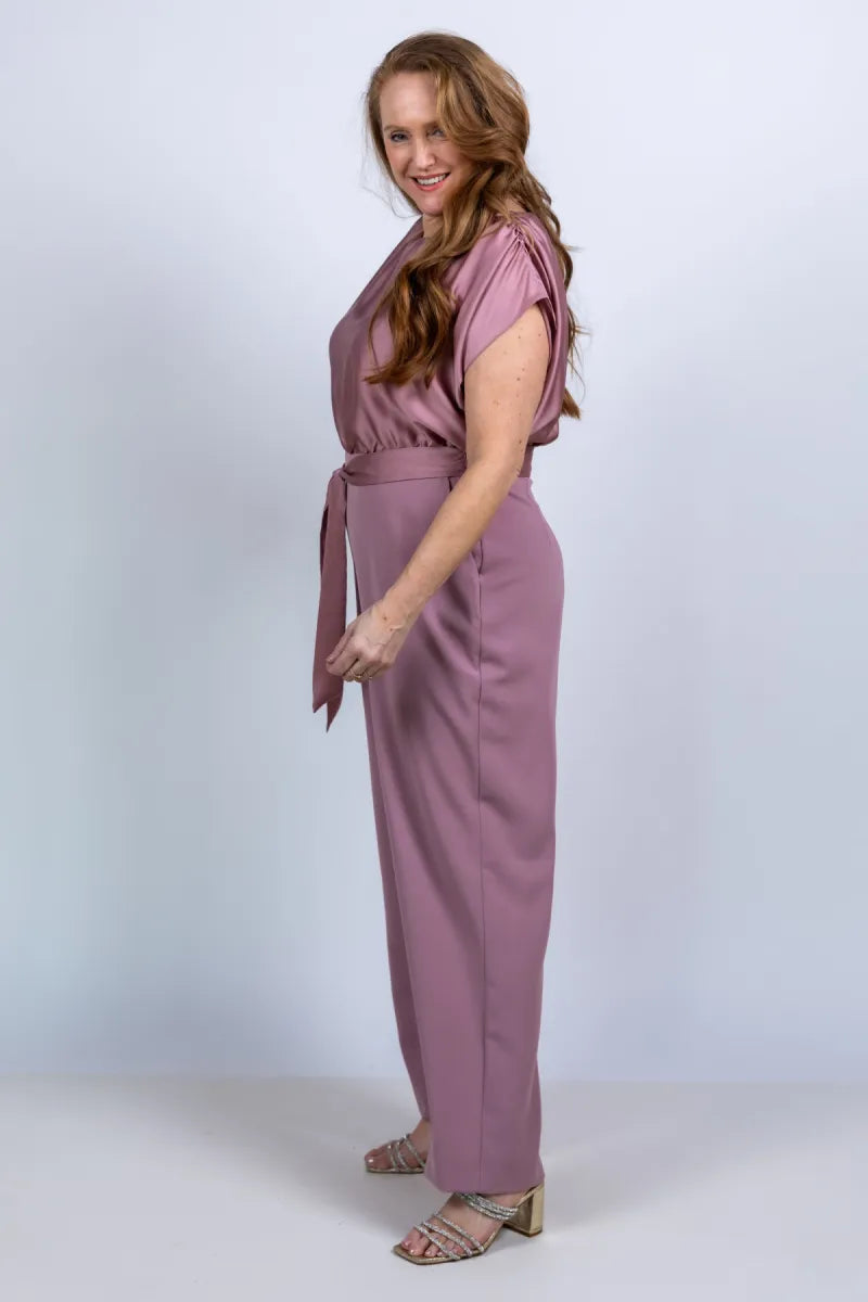 SWING SWING 3AD00400 Jumpsuit met ceintuur - Oudroze