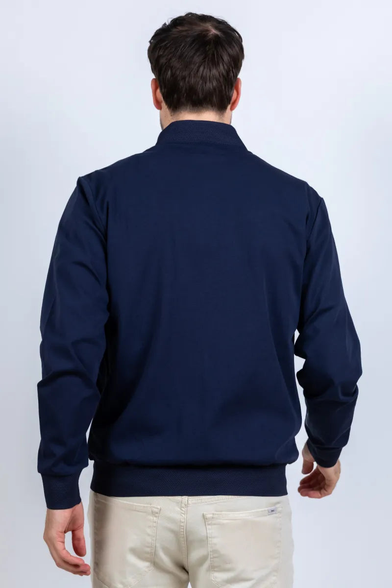 PEOPLE OF SHIBUYA PEOPLE OF SHIBUYA Saku-PF722 Vest met rits - Marine