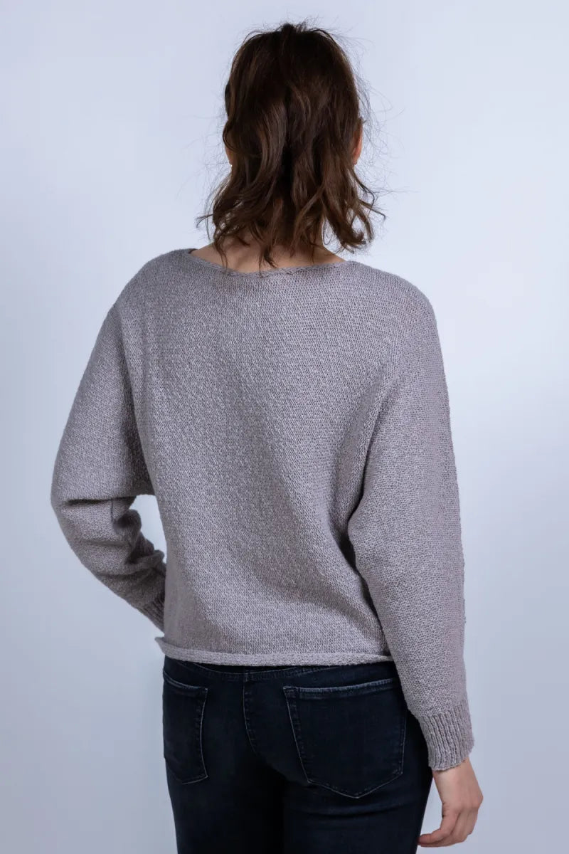 NO MAN'S LAND NO MAN'S LAND 65.157 NO MAN'S LAND 65.157 Trui met ronde hals - Taupe