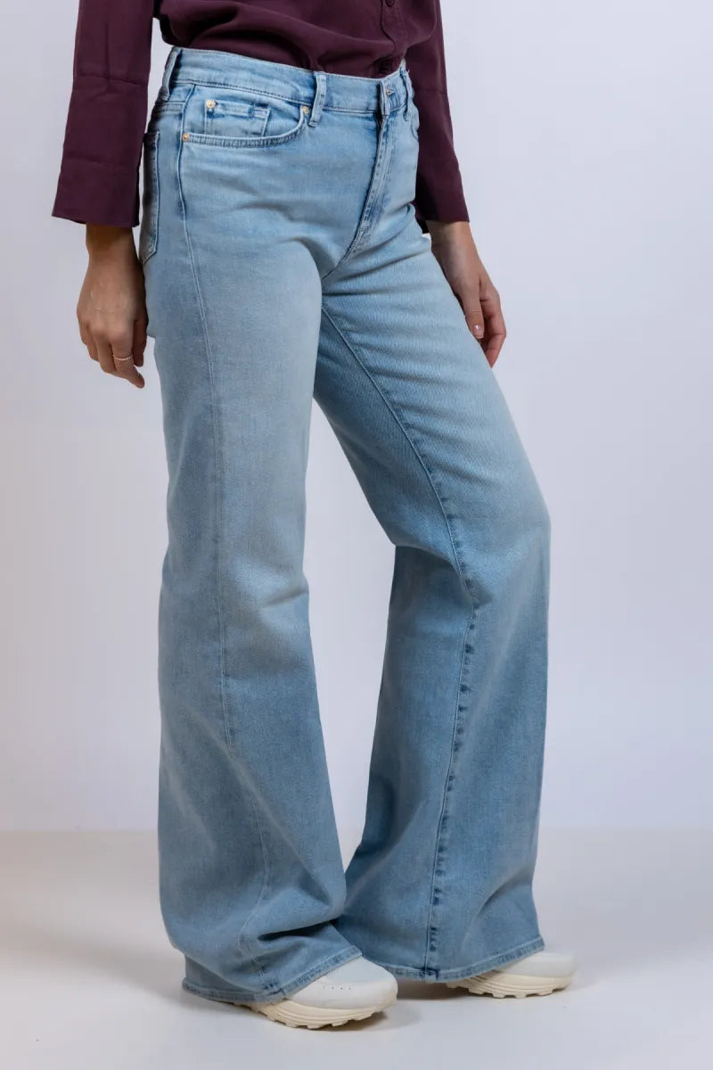 FOR ALL MANKIND FOR ALL MANKIND MODERN DOJO Jeans met wijde pijpen - Licht jeans