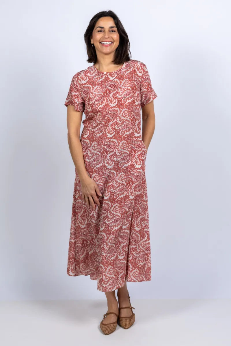 WEEKEND BY MAX MARA WEEKEND BY MAX MARA CRESPO WEEKEND BY MAX MARA CRESPO Jurk met print - Steenrood