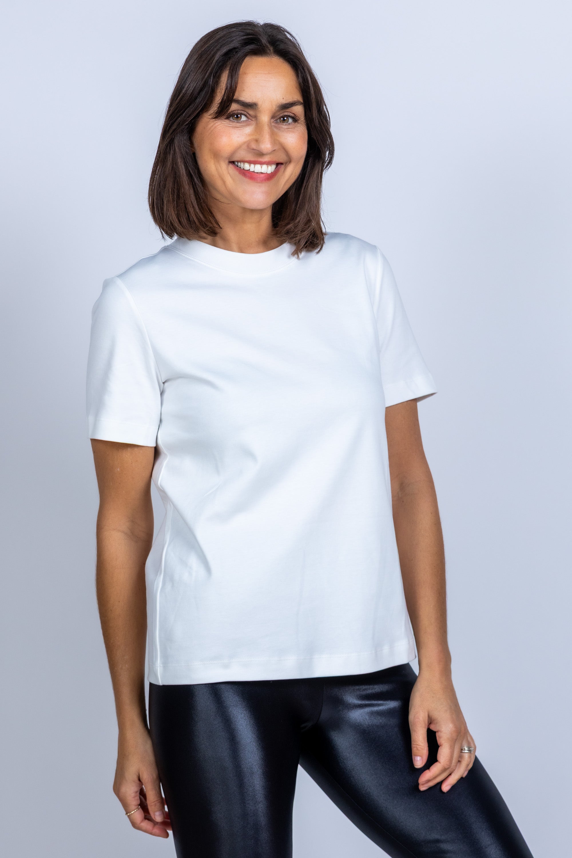 T-shirt met korte mouwen - Ecru