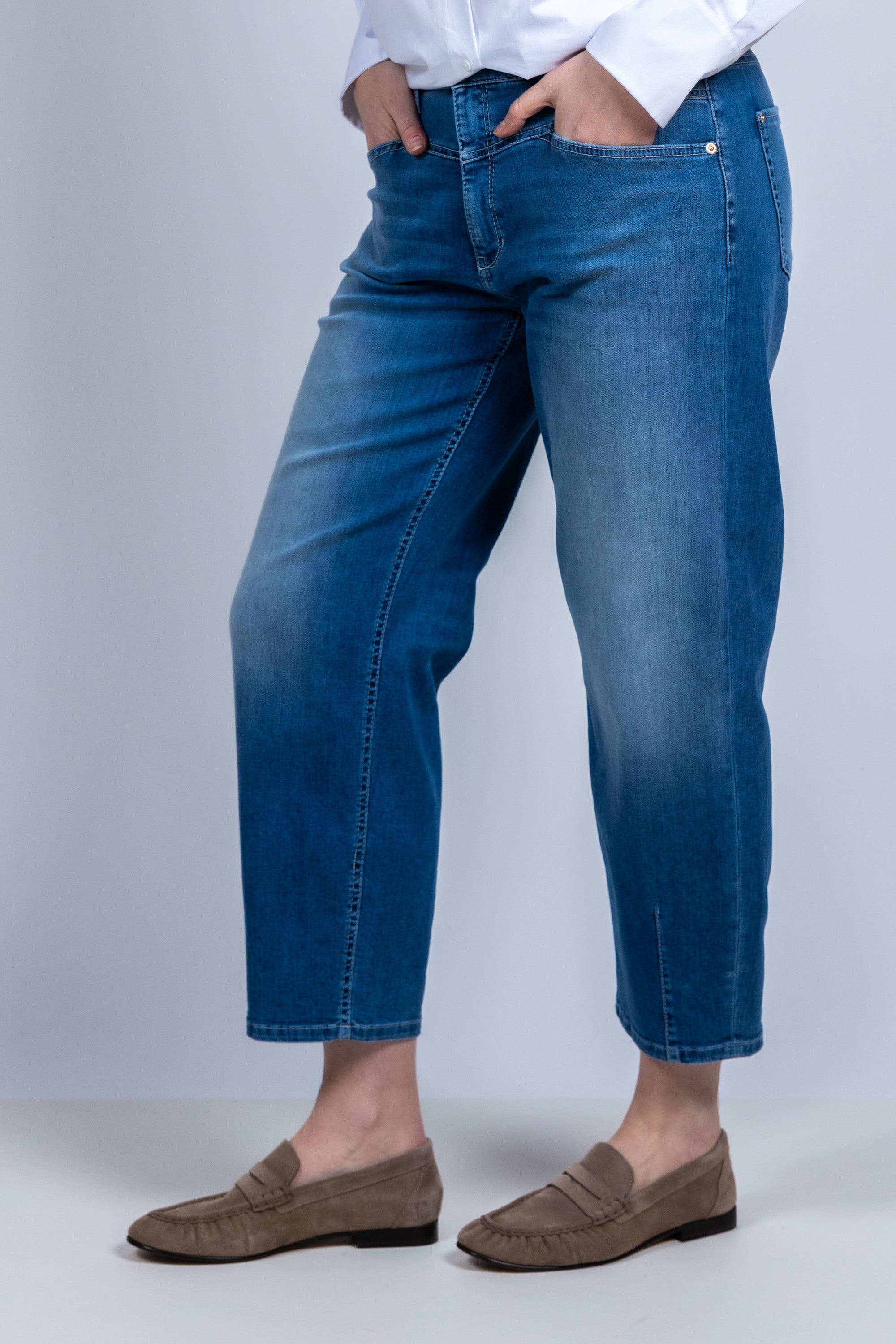 Jeans met rechte pijpen - Licht jeans