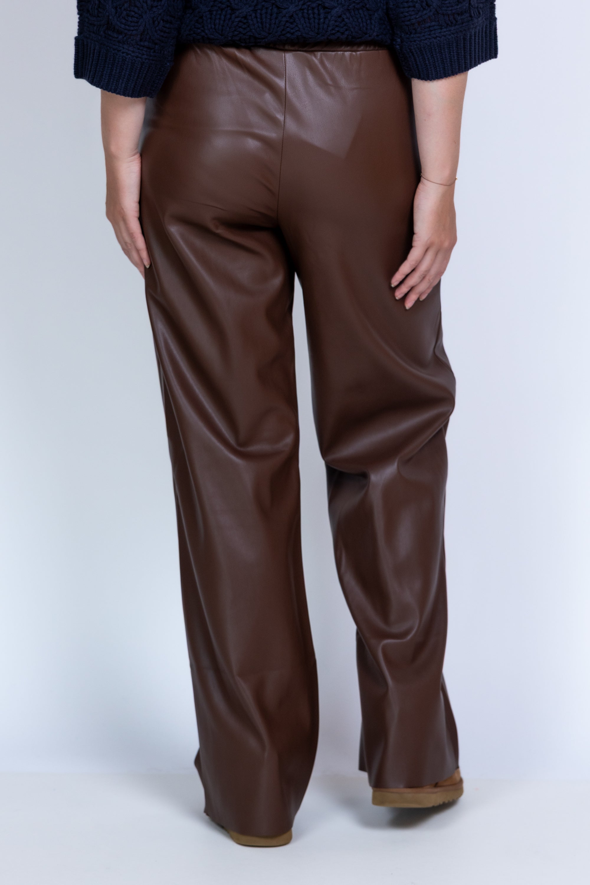 Leren broek - Bruin