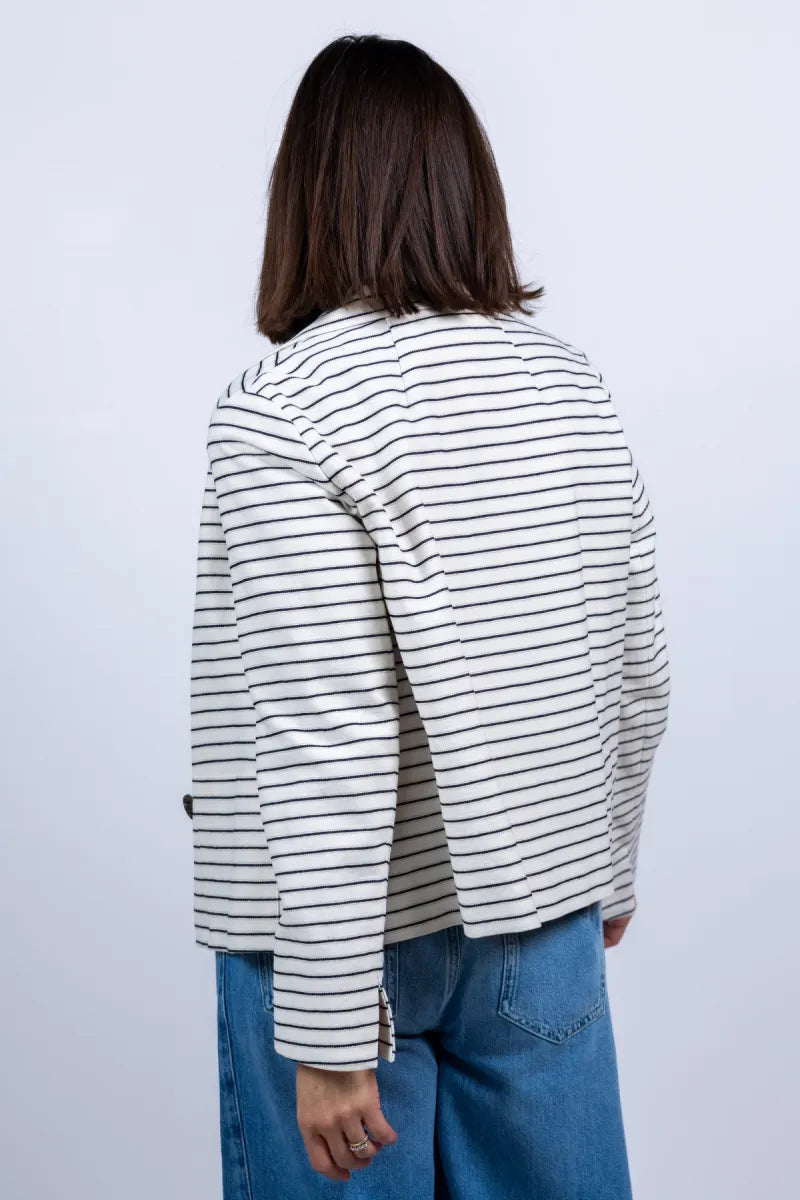 LUISA CERANO LUISA CERANO 438060-3820 Jasje met strepen - Ecru