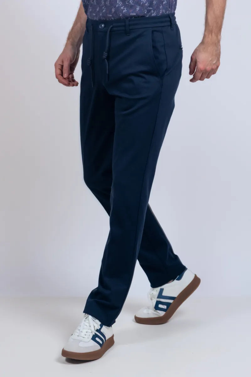 CAVALLARO HEREN CAVALLARO HEREN 121261009 CAVALLARO HEREN 121261009 Broek met koord - Marine