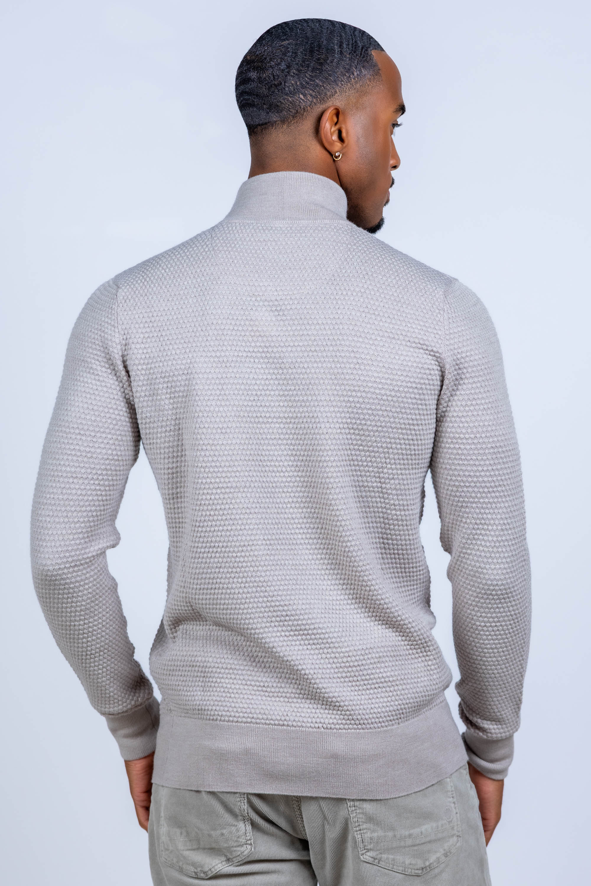 Trui met halve rits - Kit