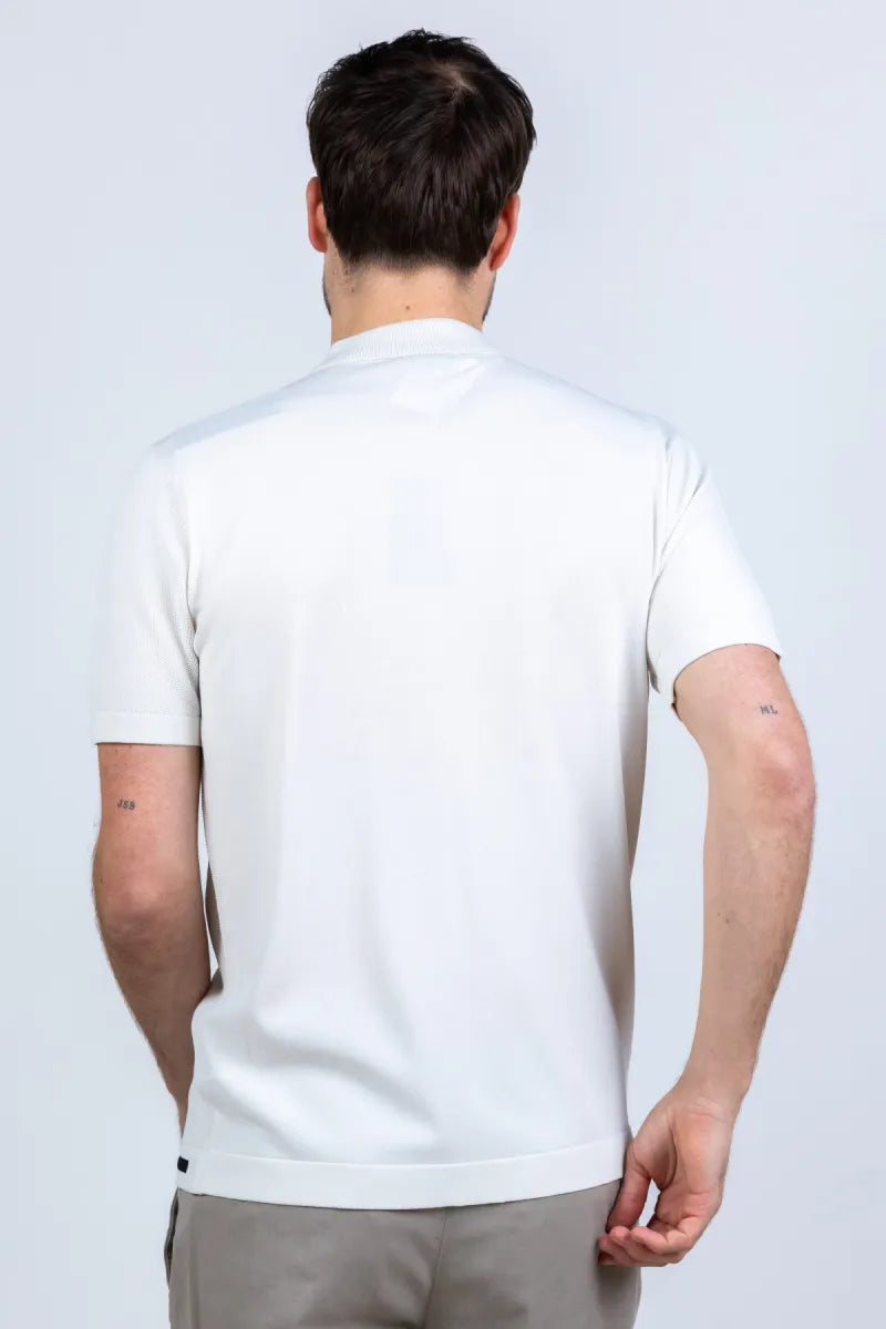 GENTI GENTI K4125-1260 GENTI K4125-1260 Shirt met knopen - Ecru