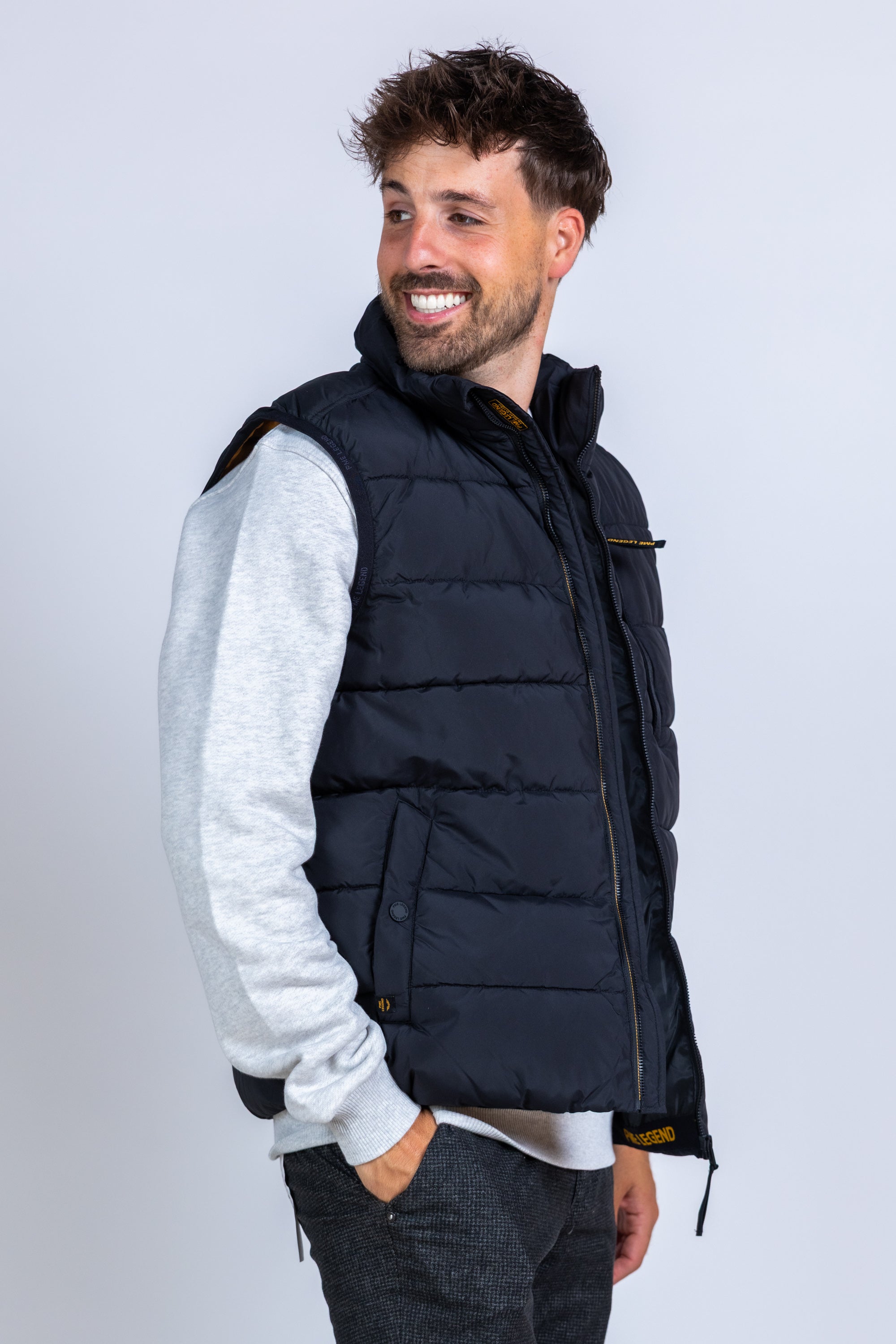 Gewatteerde bodywarmer - Zwart