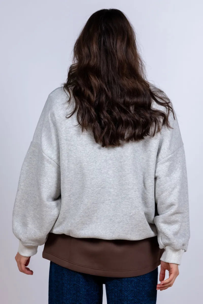 STUDIO CLIQUE STUDIO CLIQUE MADONNA Sweater met rits - Lichtgrijs