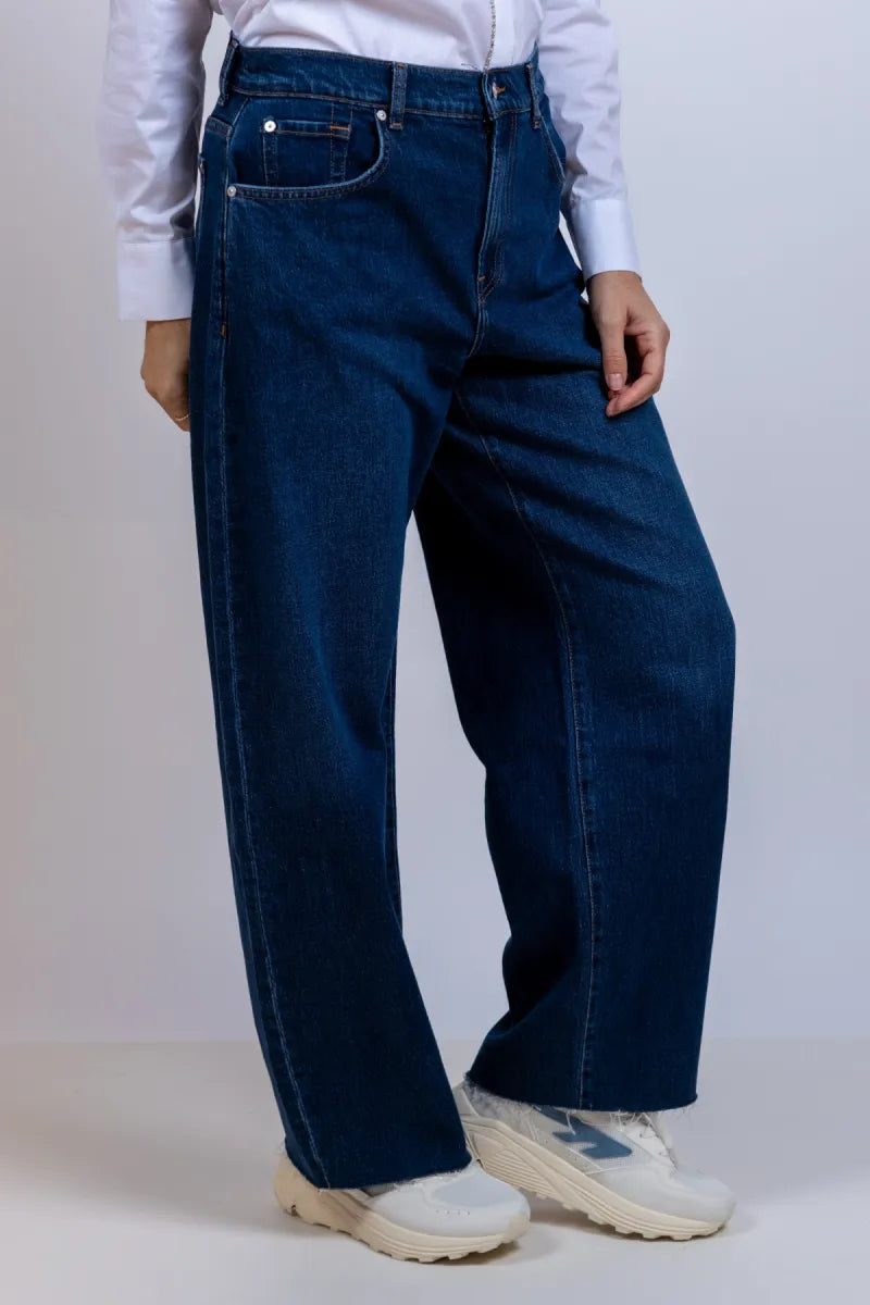 FOR ALL MANKIND FOR ALL MANKIND Bonnie curvilinear Jeans met balloonfit - Jeans