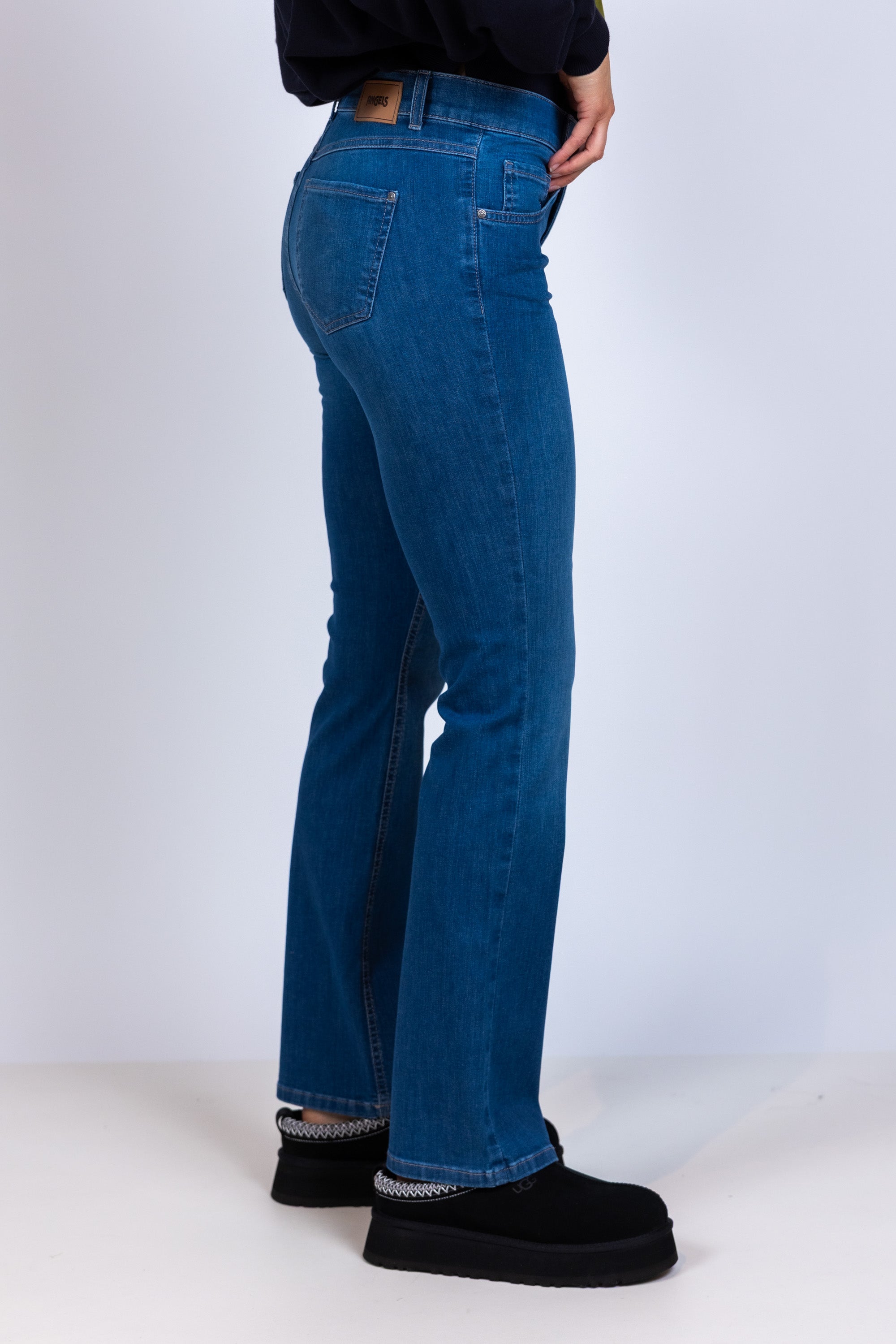 Jeans met uitlopende pijpen - Licht jeans