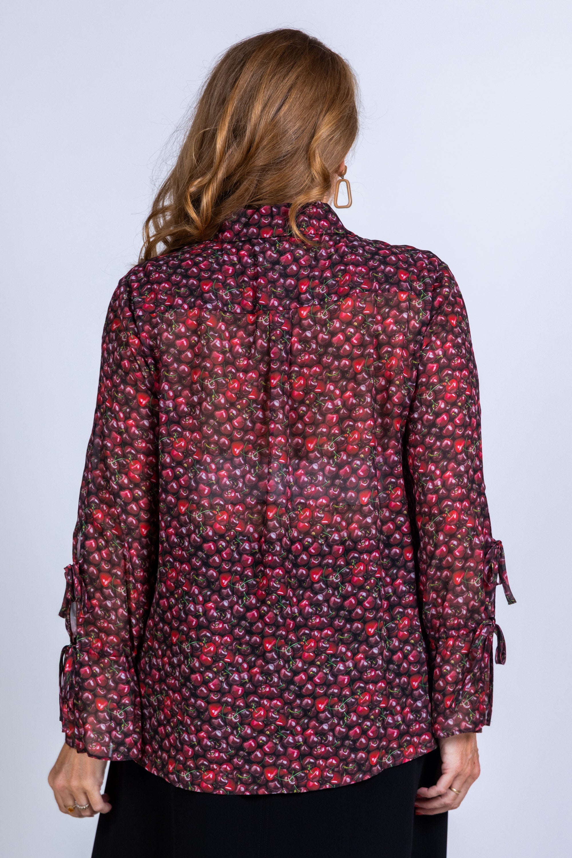 Blouse met print - Rood