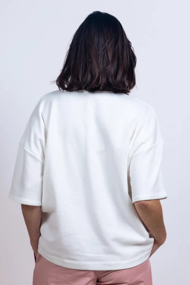 ESSENTIEL ANTWERP ESSENTIEL ANTWERP JISTA ESSENTIEL ANTWERP JISTA Sweater met bloemen - Wit