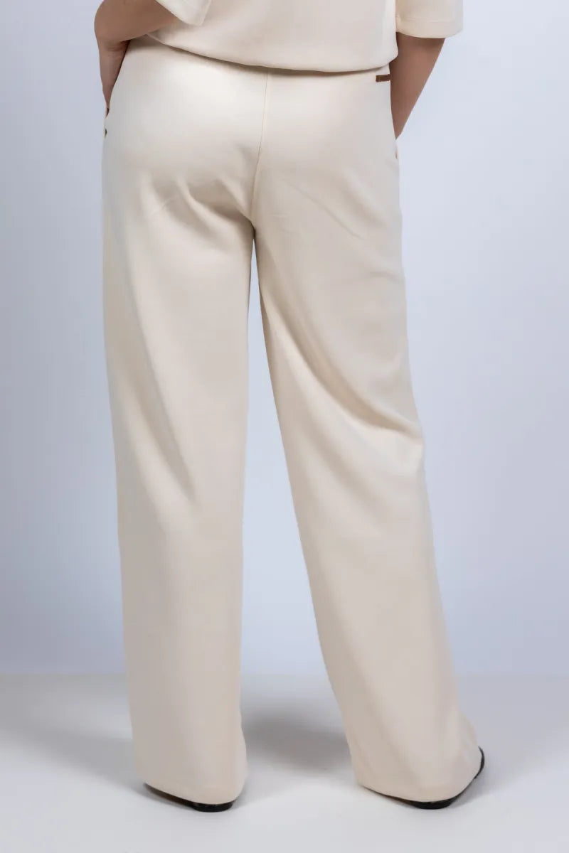 MOSCOW D MOSCOW D 6602 Jo MOSCOW D 6602 Jo Wijde broek - Beige