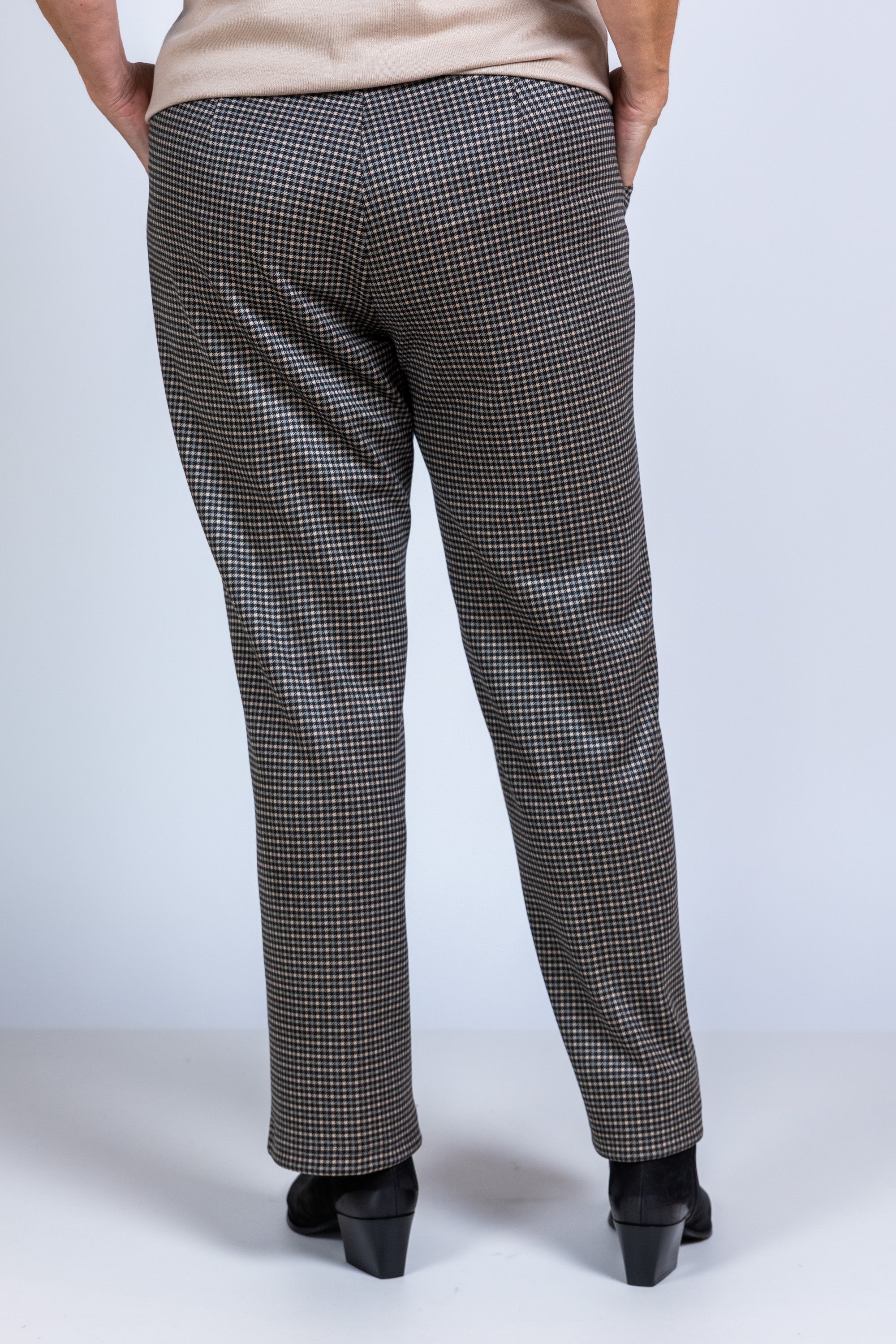 Broek met ruit - Licht camel