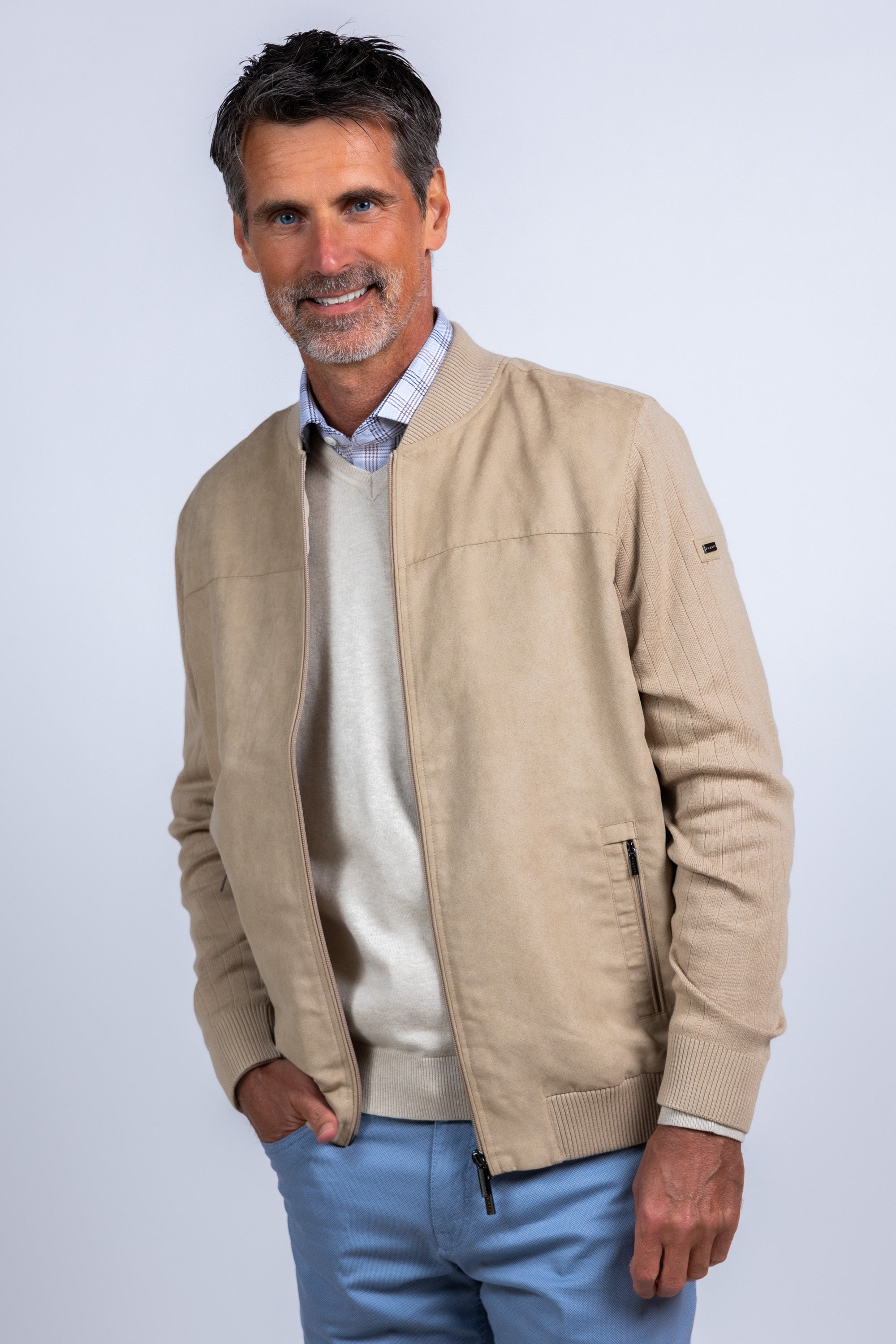 Jasje met rits - Beige