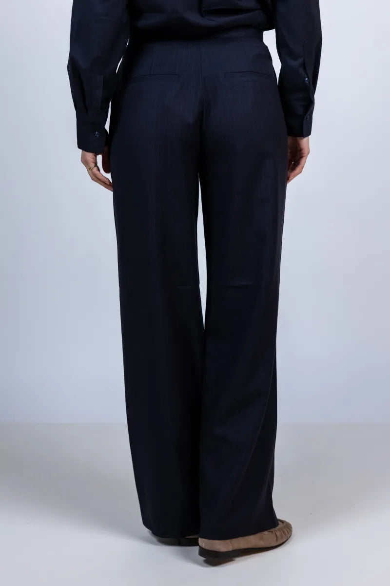 CPH MUSE CPH MUSE 207547 stina pant CPH MUSE 207547 stina pant Wijde pantalon - Marine