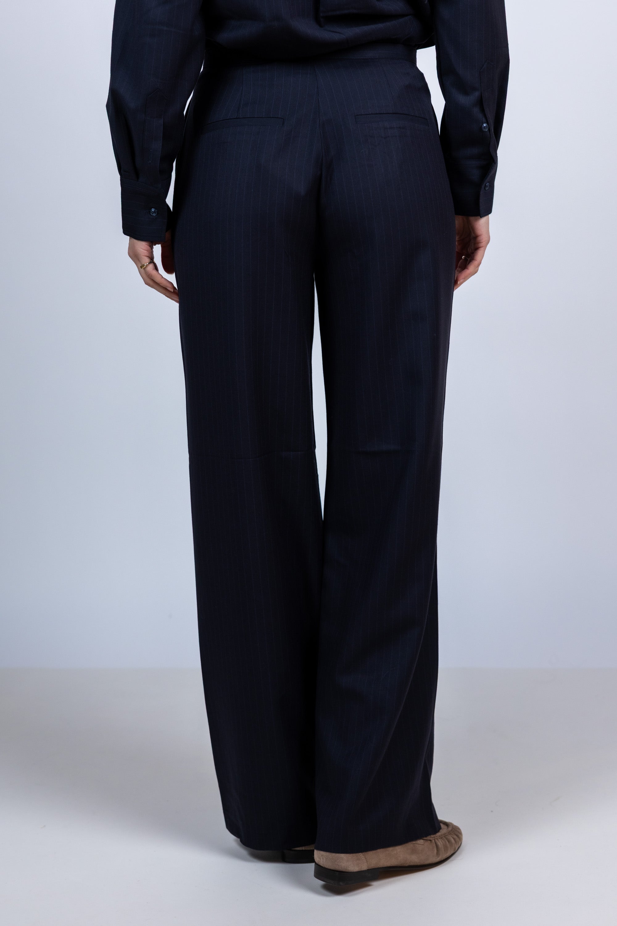 Wijde pantalon - Marine