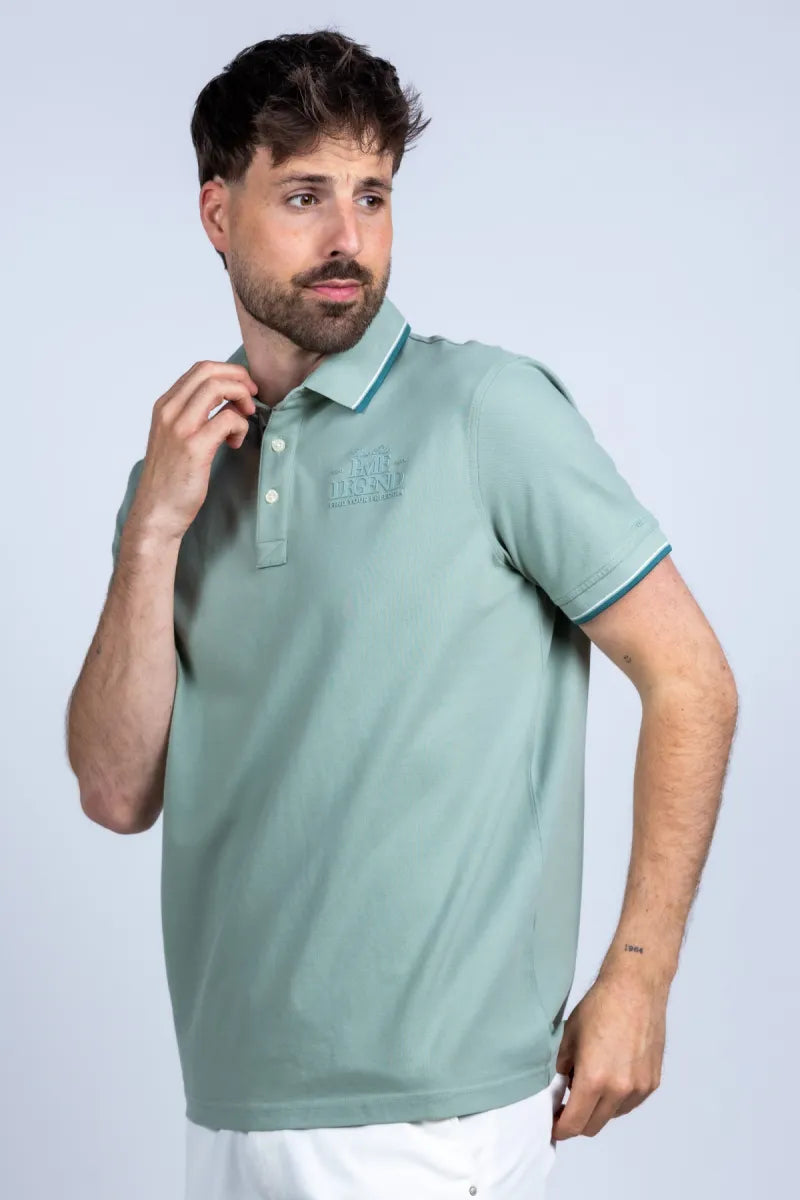 PME Polo met kraag - Khaki
