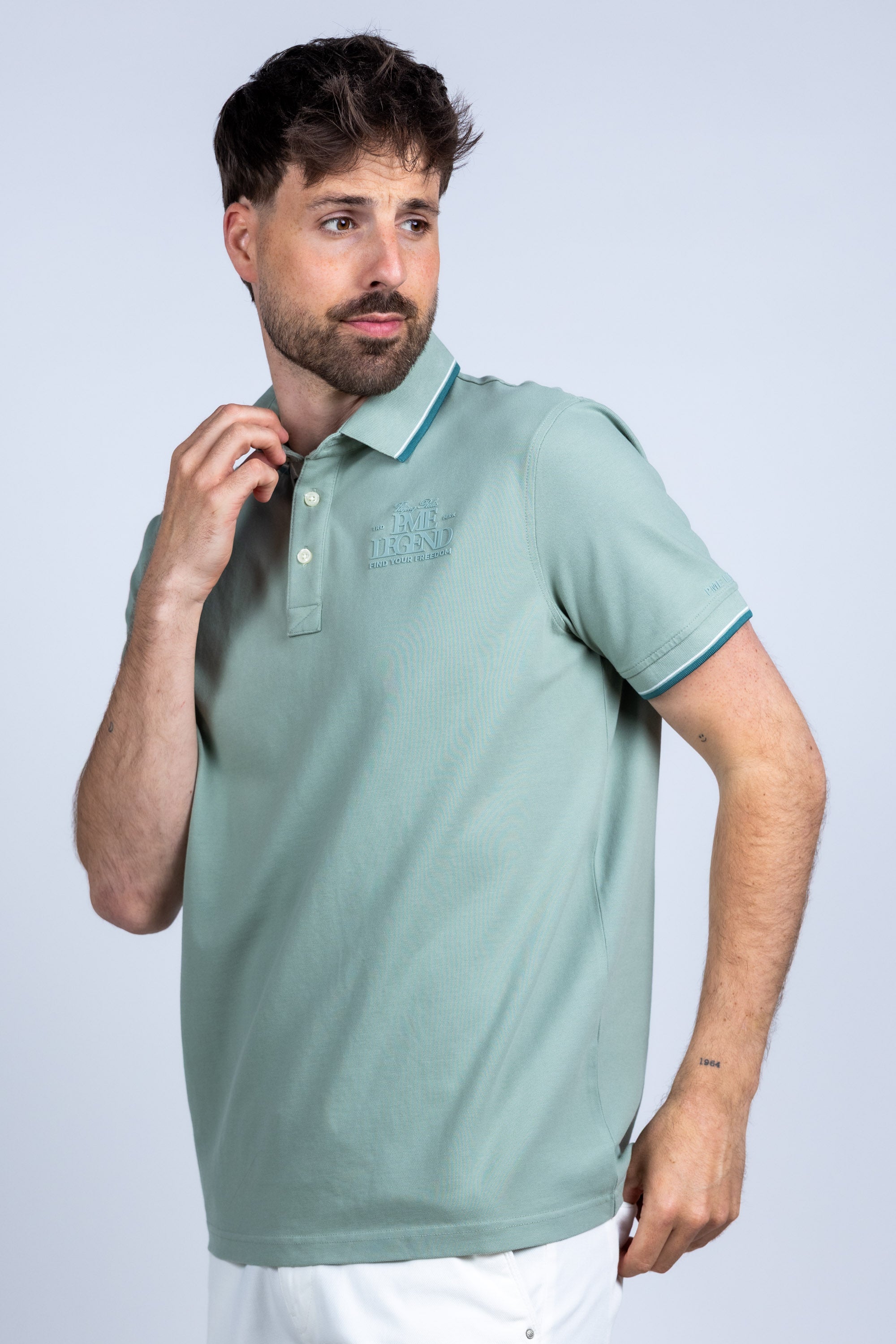 Polo met kraag - Khaki