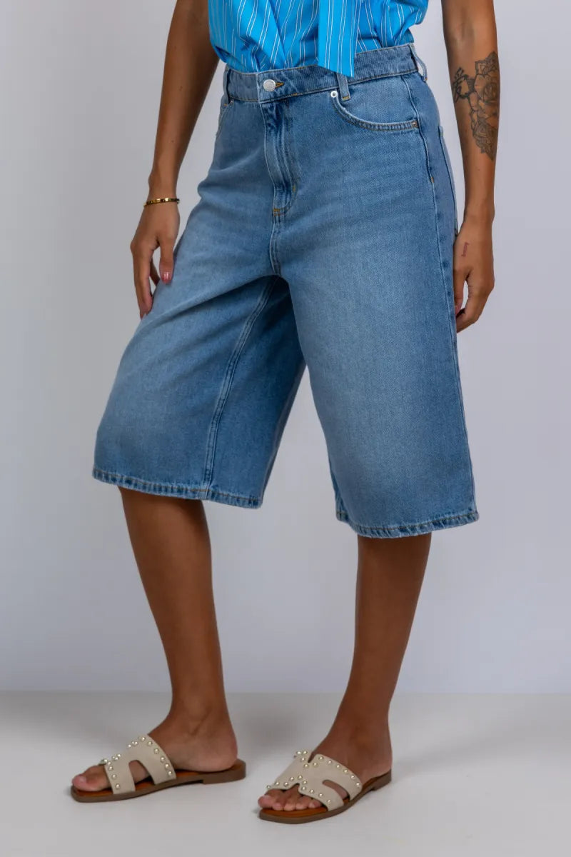 CPH MUSE CPH MUSE 207695 anora berm Denim bermuda - Licht jeans