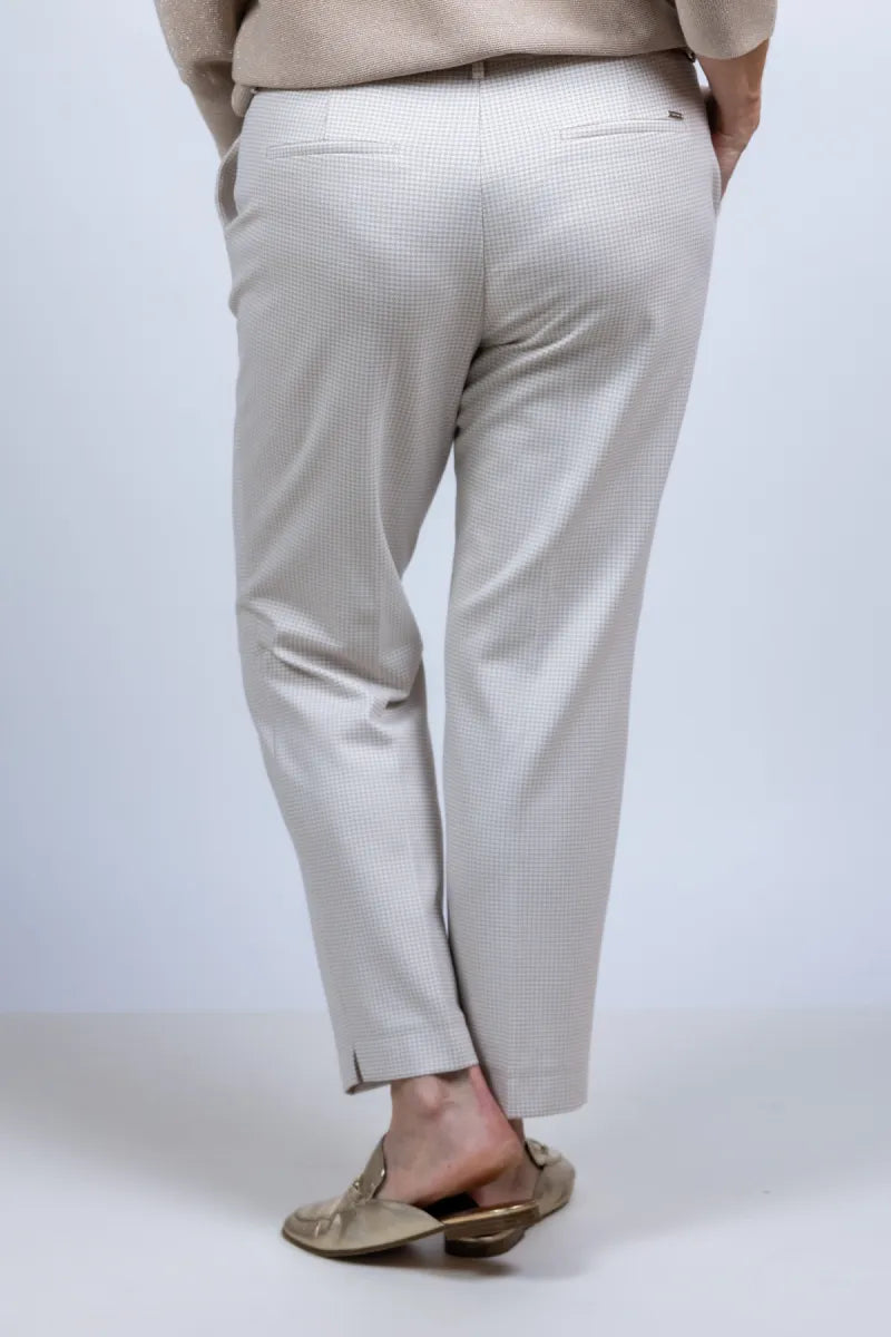 GARDEUR DAMES GARDEUR DAMES FRIEDI1-645531 GARDEUR DAMES FRIEDI1-645531 Broek met pied-de-poule - Beige
