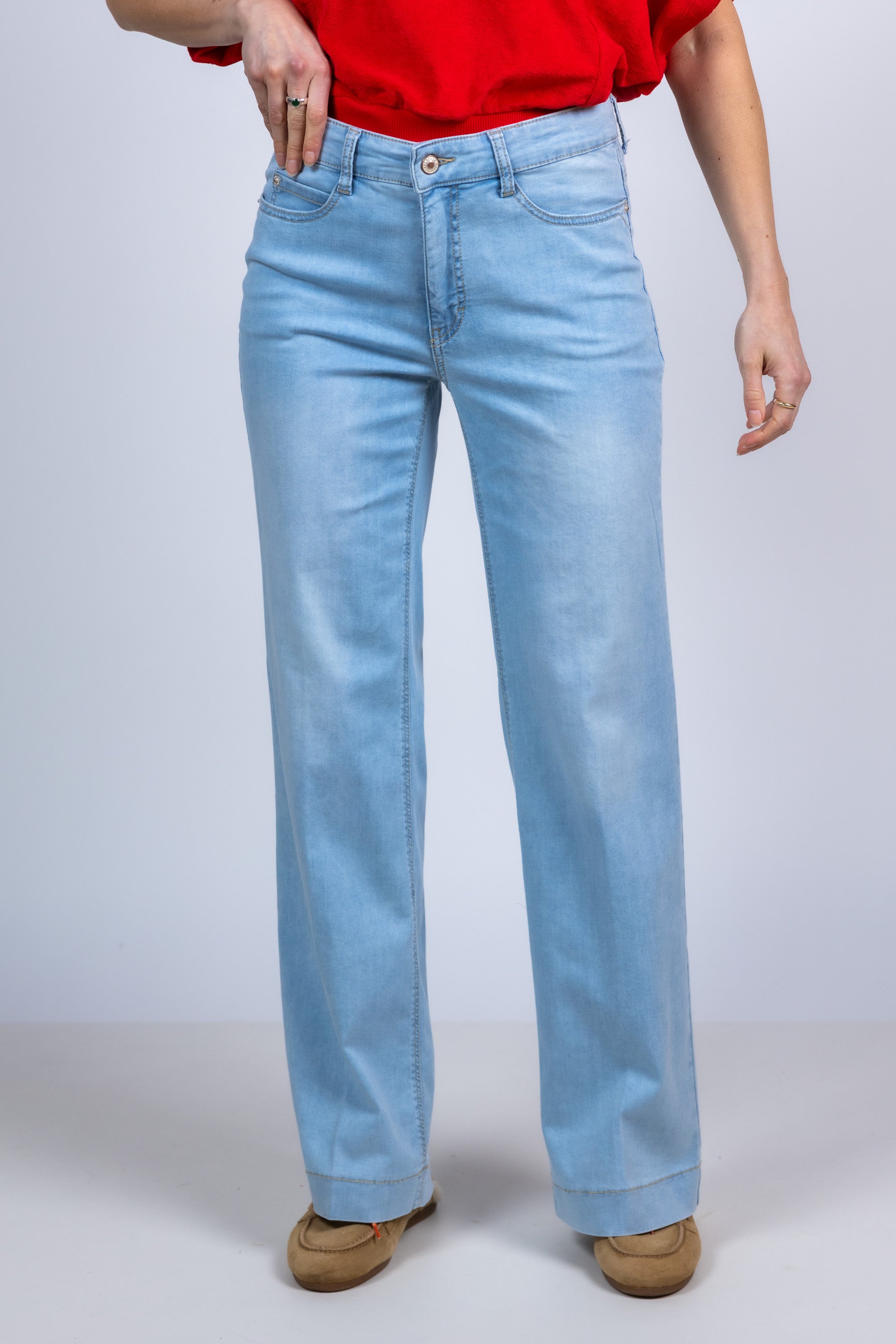 Jeans met rechte pijpen - Licht jeans