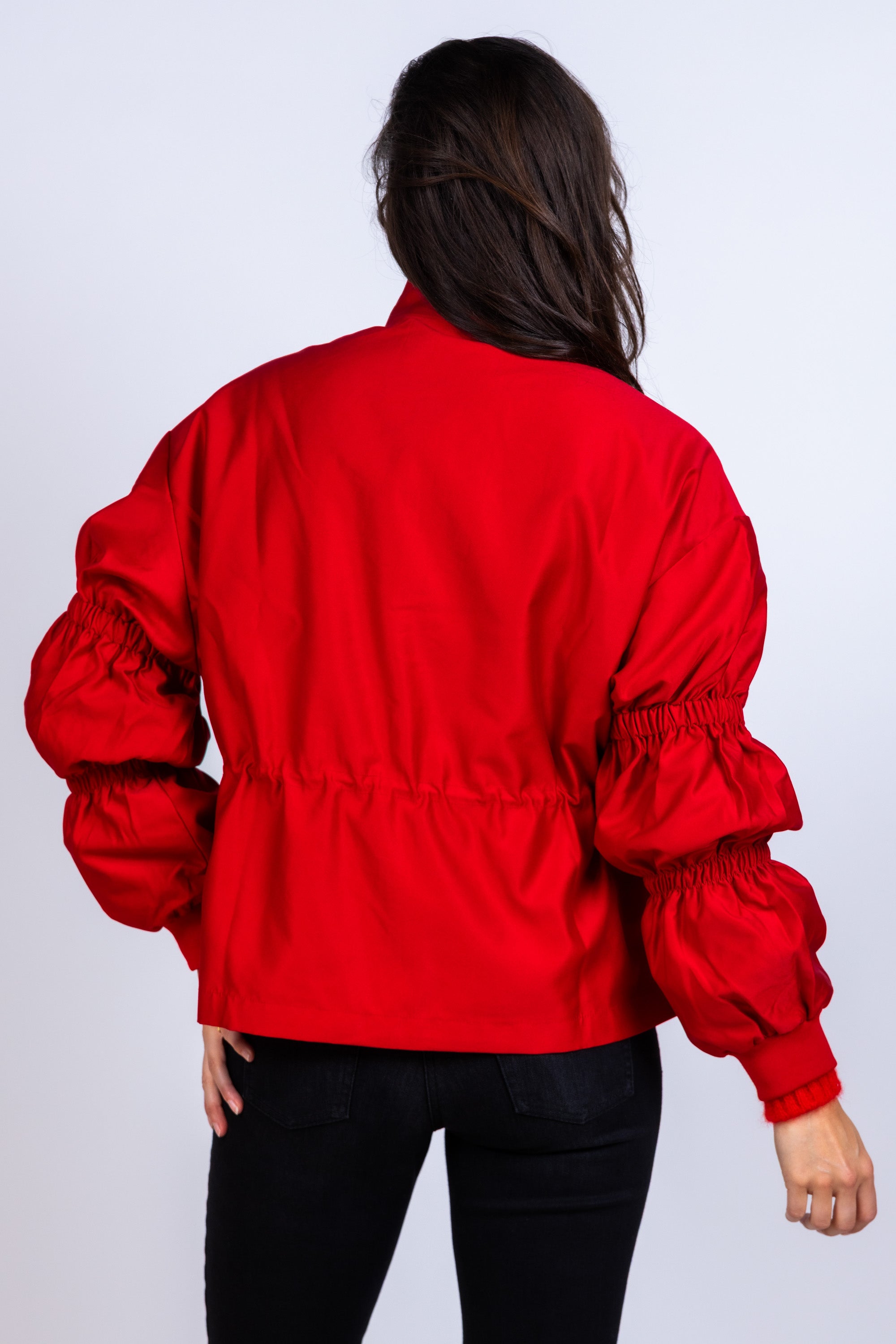 Jasje met rits - Rood