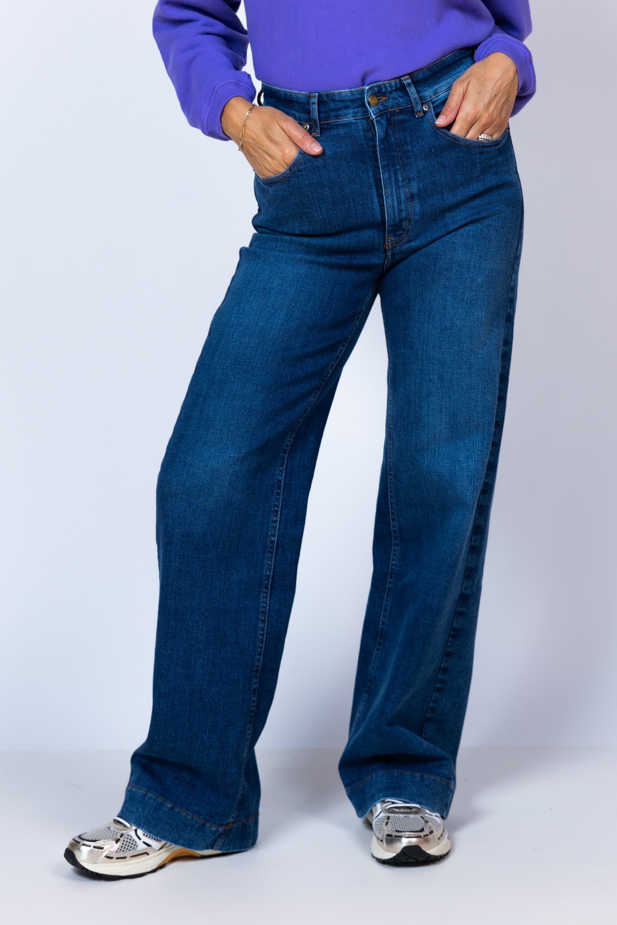 Jeans met wijde pijpen - Jeans