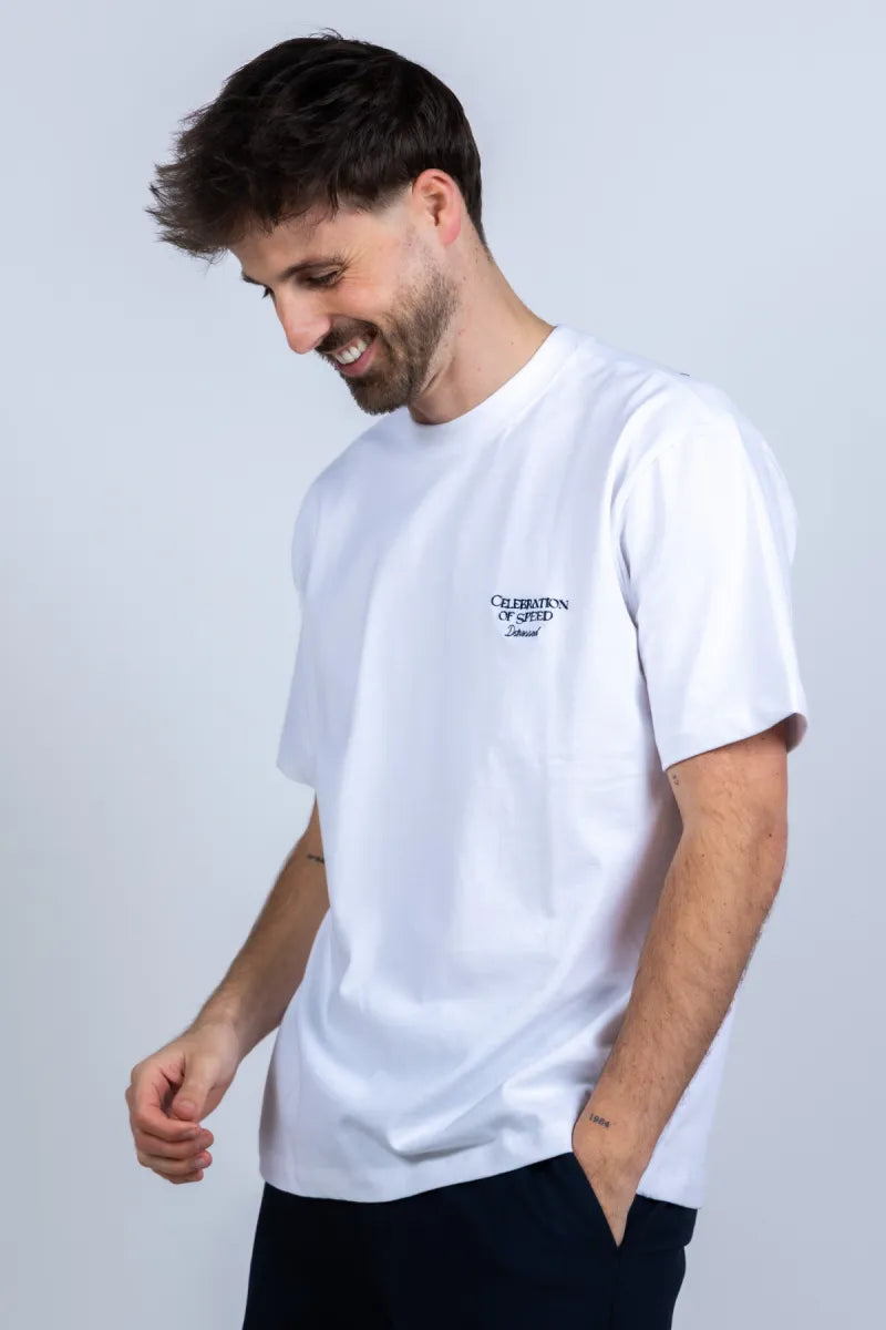 DSTREZZED DSTREZZED 203512 T-shirt met print - Wit