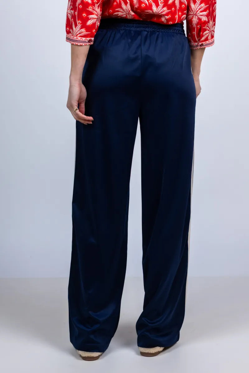 GEISHA GEISHA 61002-10 Broek met strepen - Marine