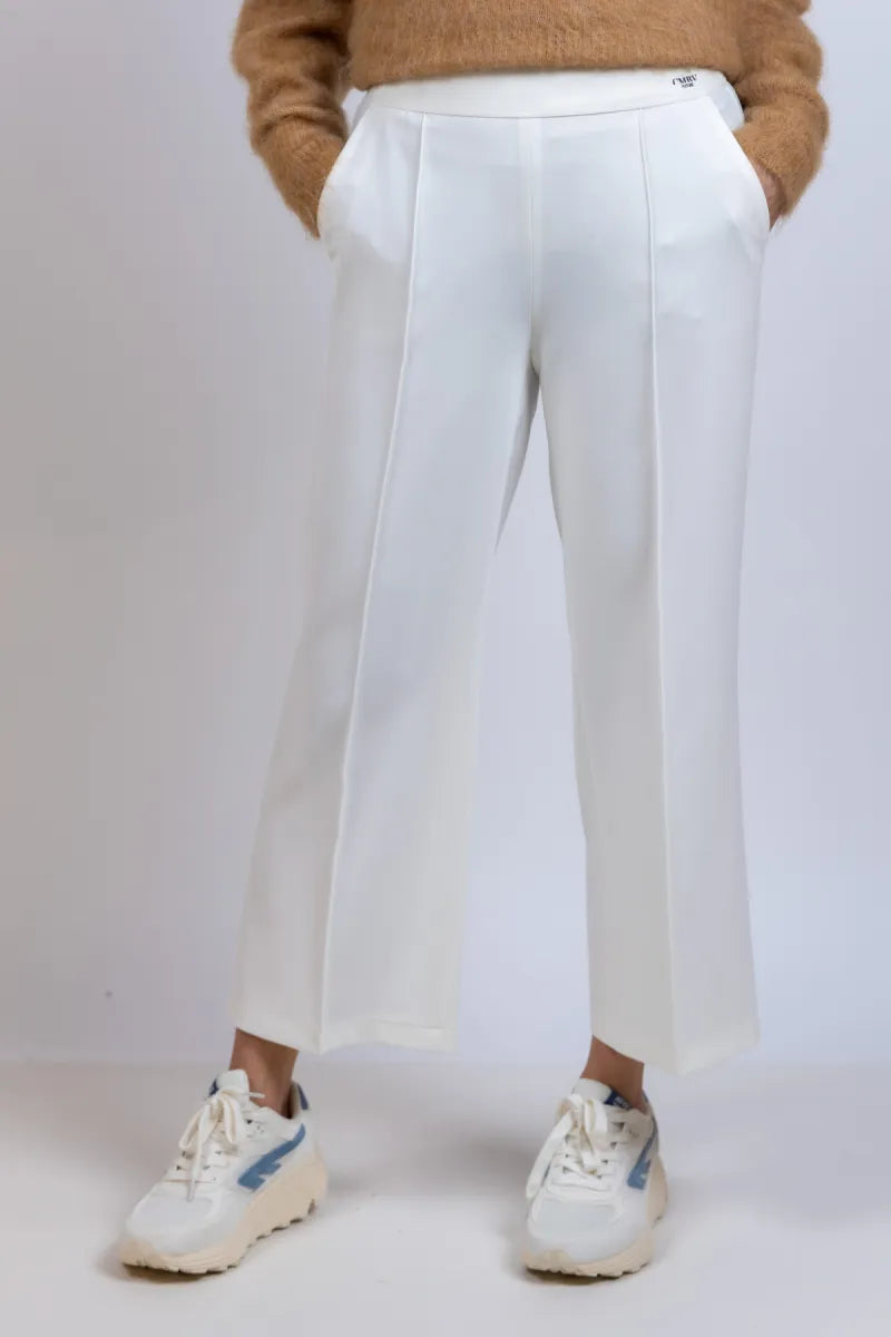 CAMBIO CAMBIO 6052-0221.13 Wijde pantalon - Ecru