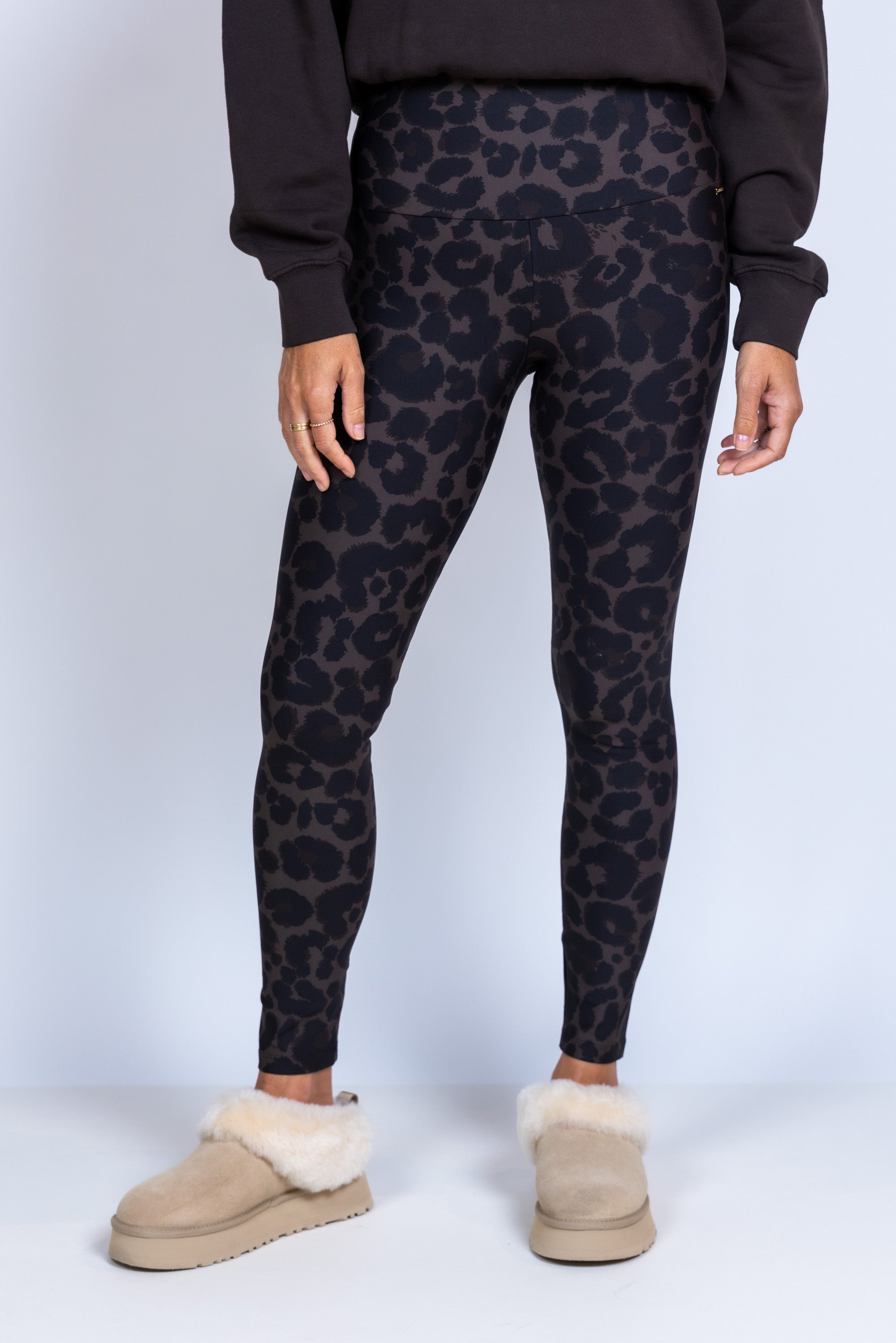 Legging met print - Khaki