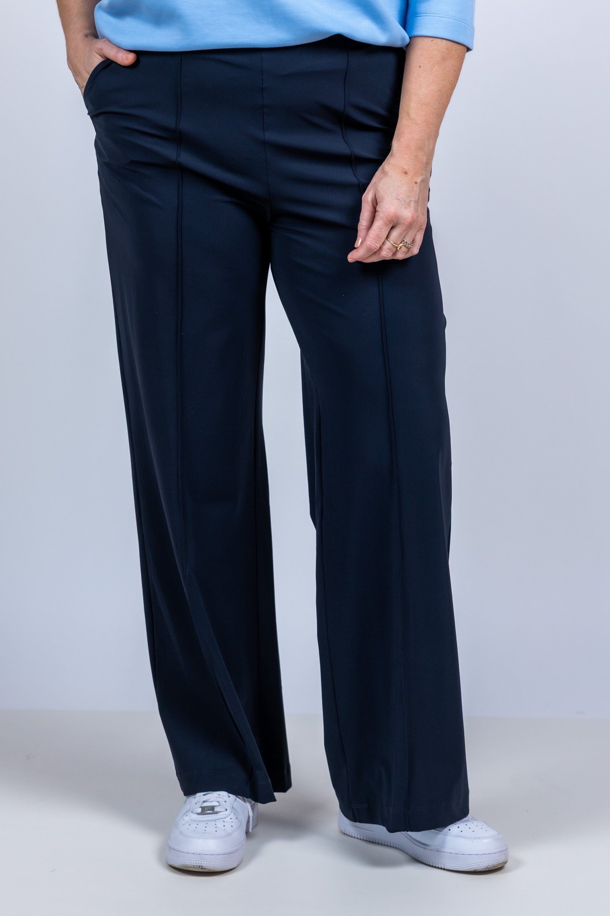 Wijde pantalon - Marine