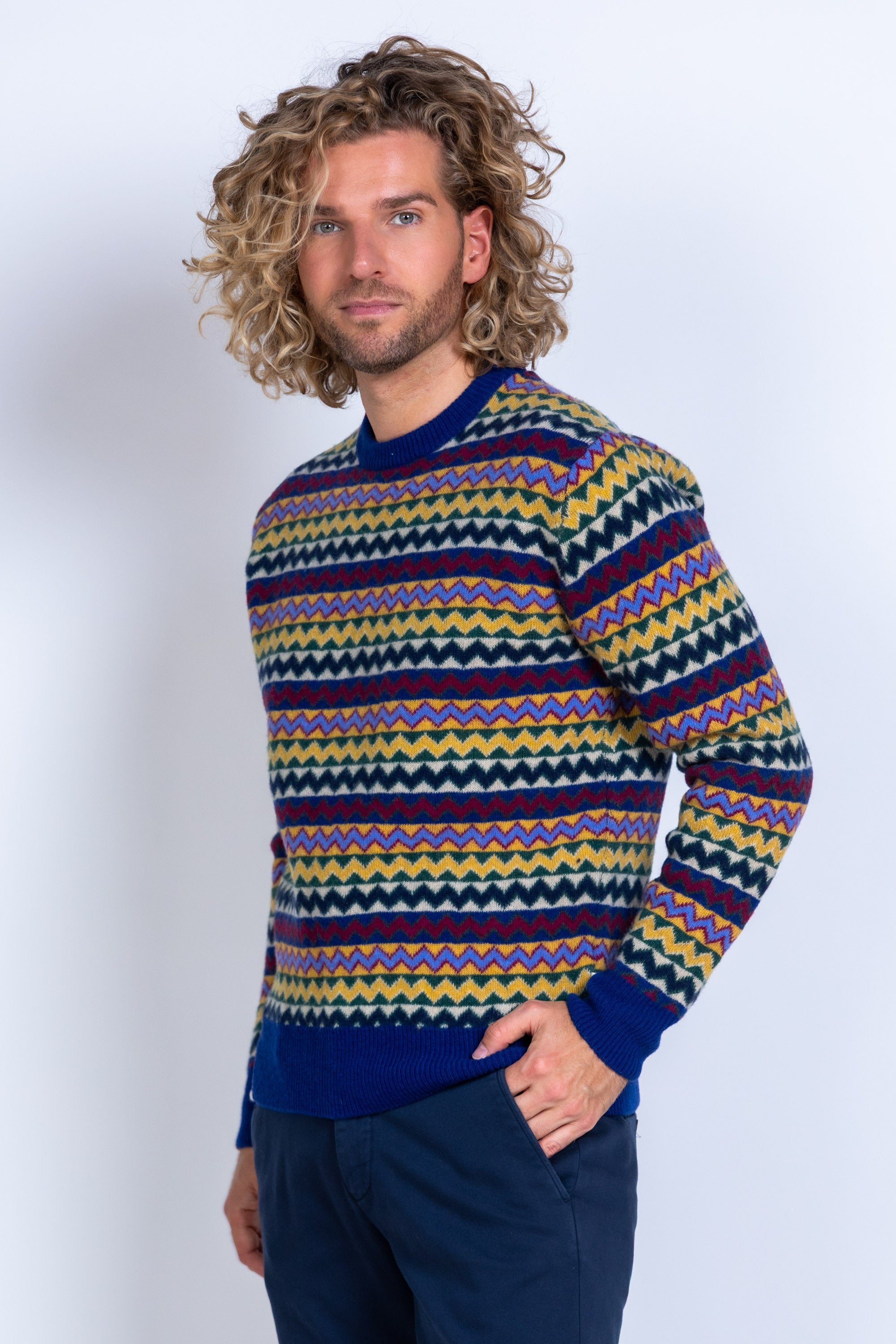 Trui met patroon - Multicolour