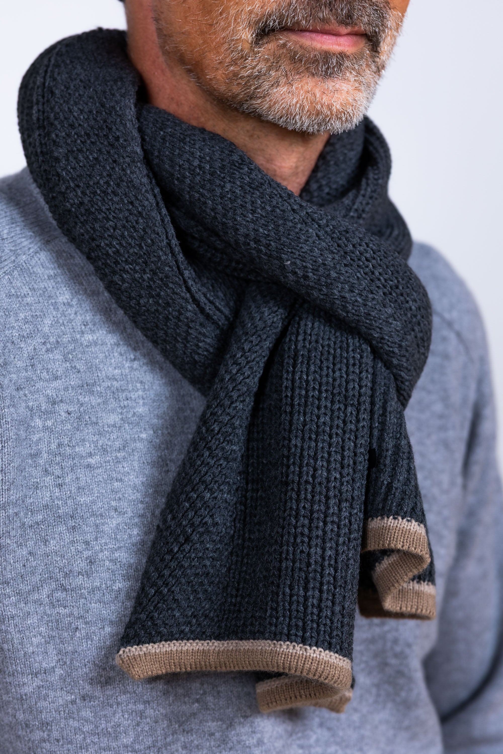 Sjaal - Donkergrijs