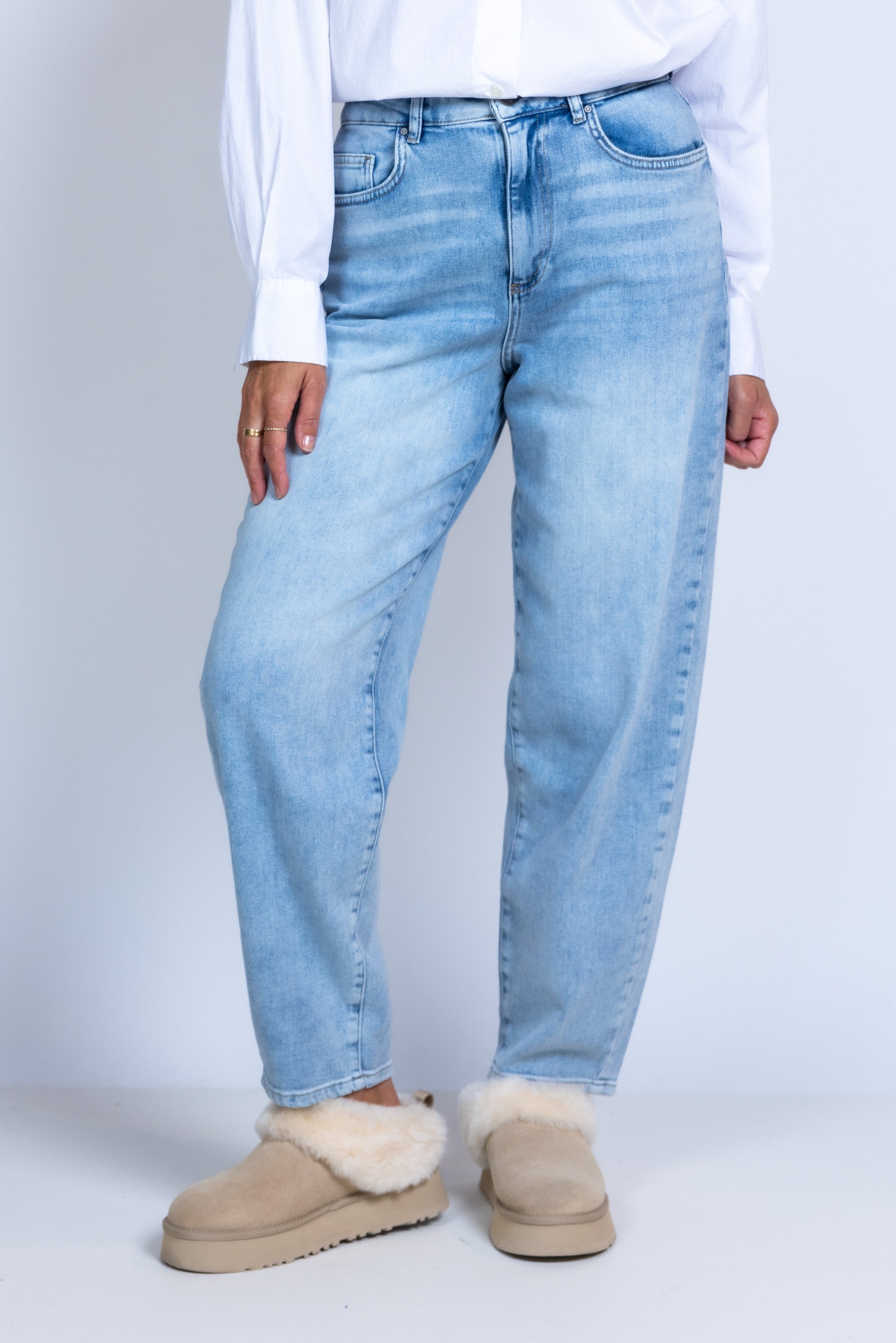 Jeans balloonfit - Licht jeans